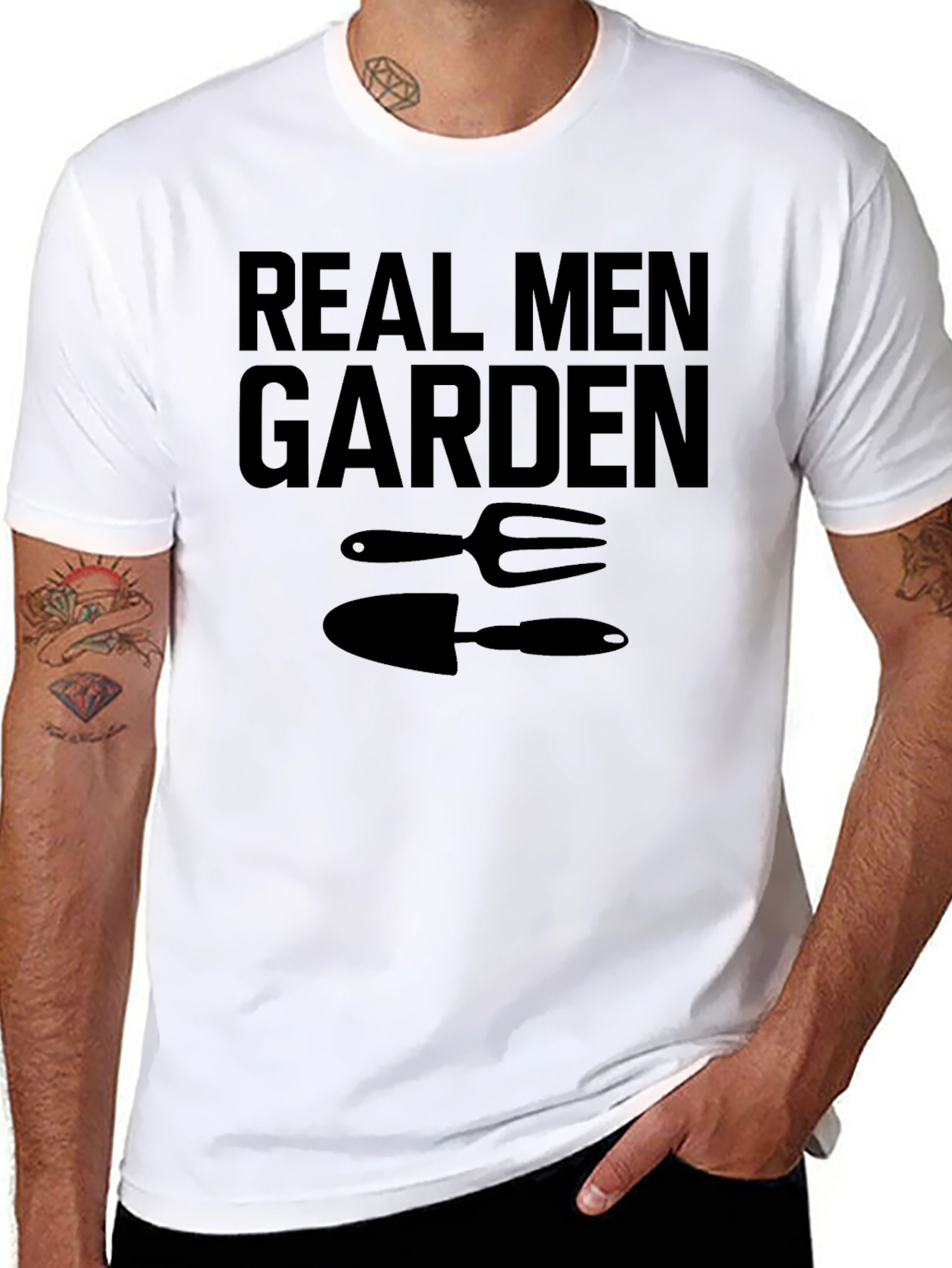 Real Men Garden T-Shirt - Gardening Gift