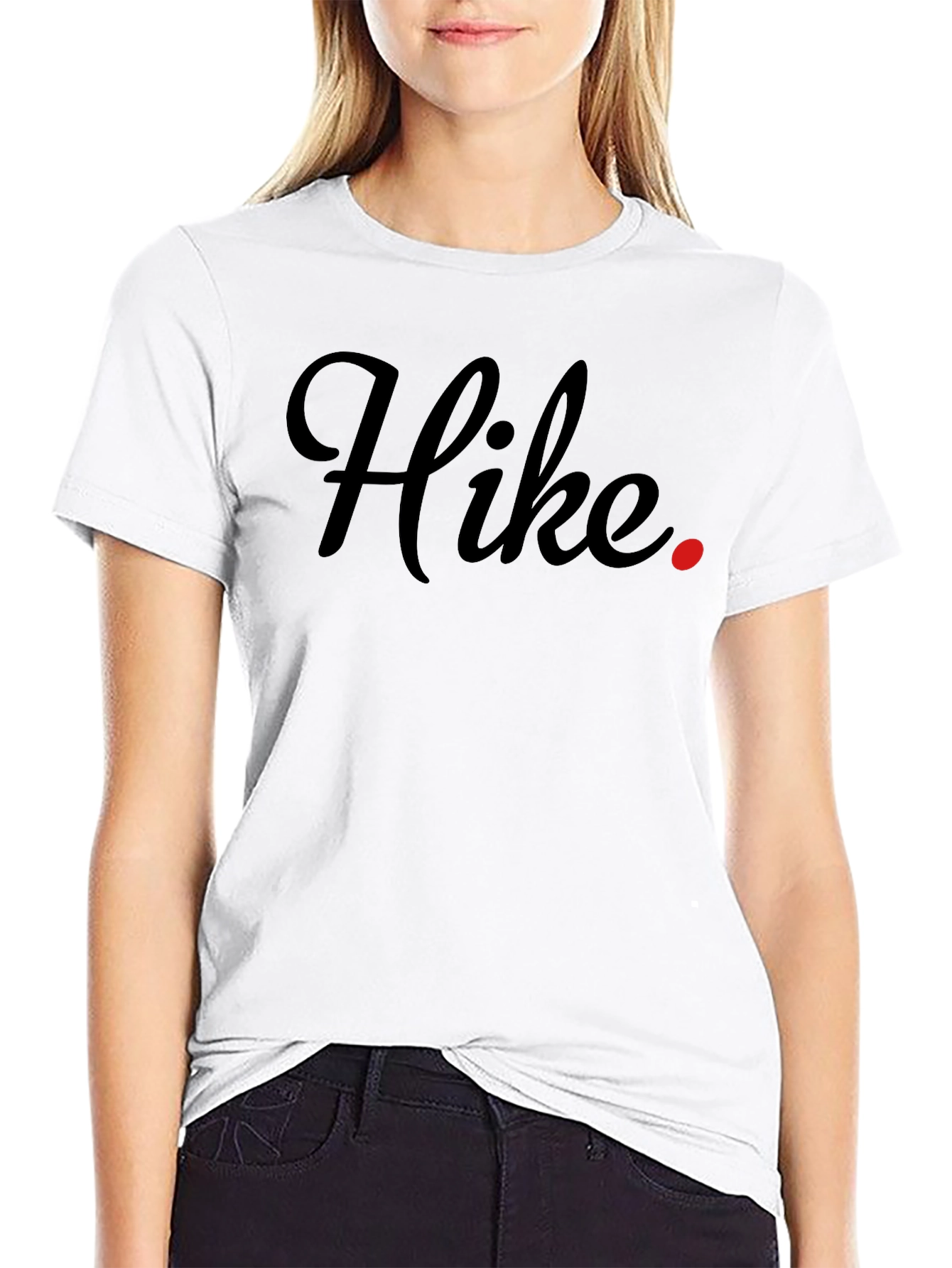 Hike Graphic Tee - Black Casual T-Shirt