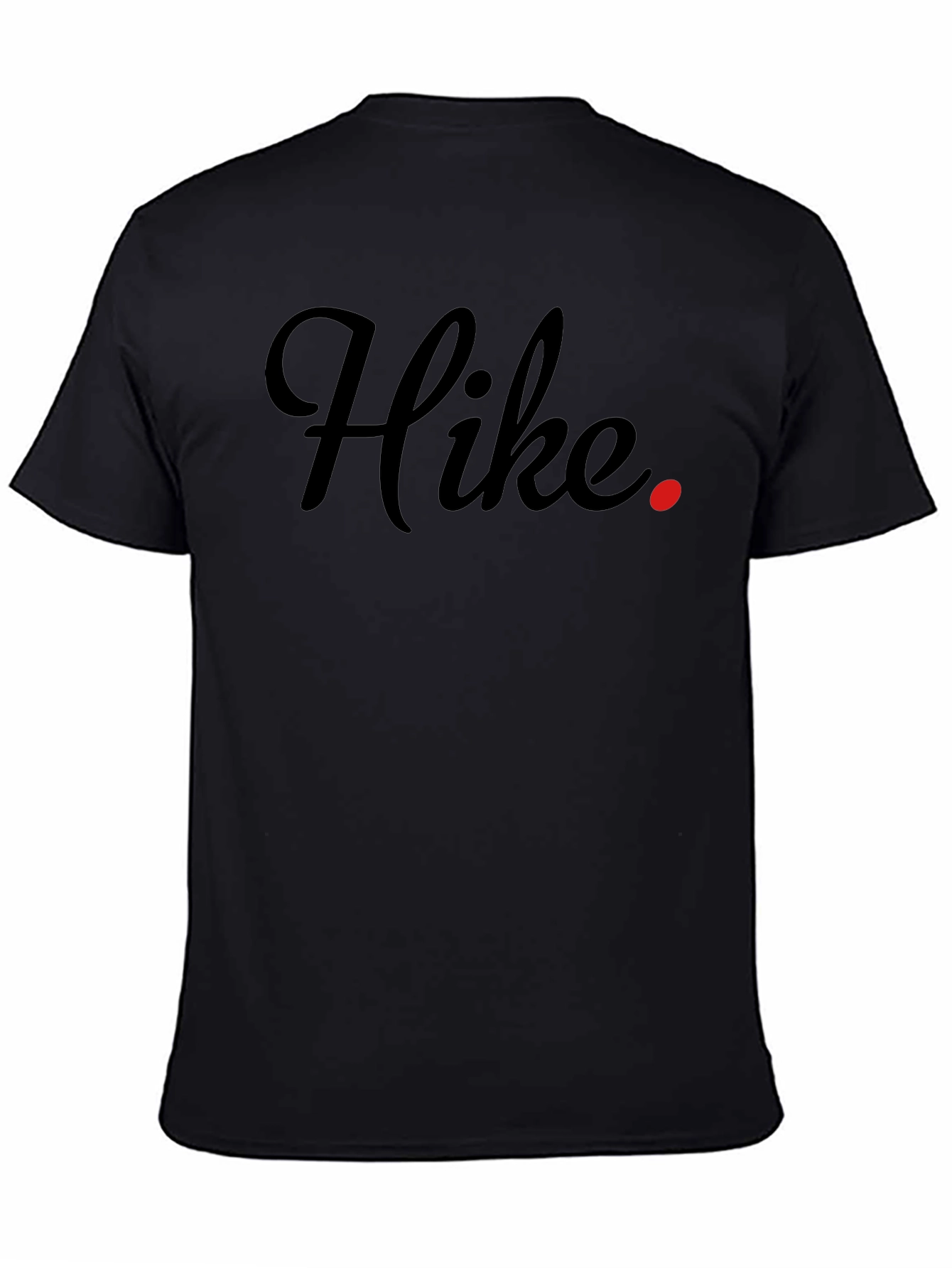 Hike Graphic Tee - Black Casual T-Shirt