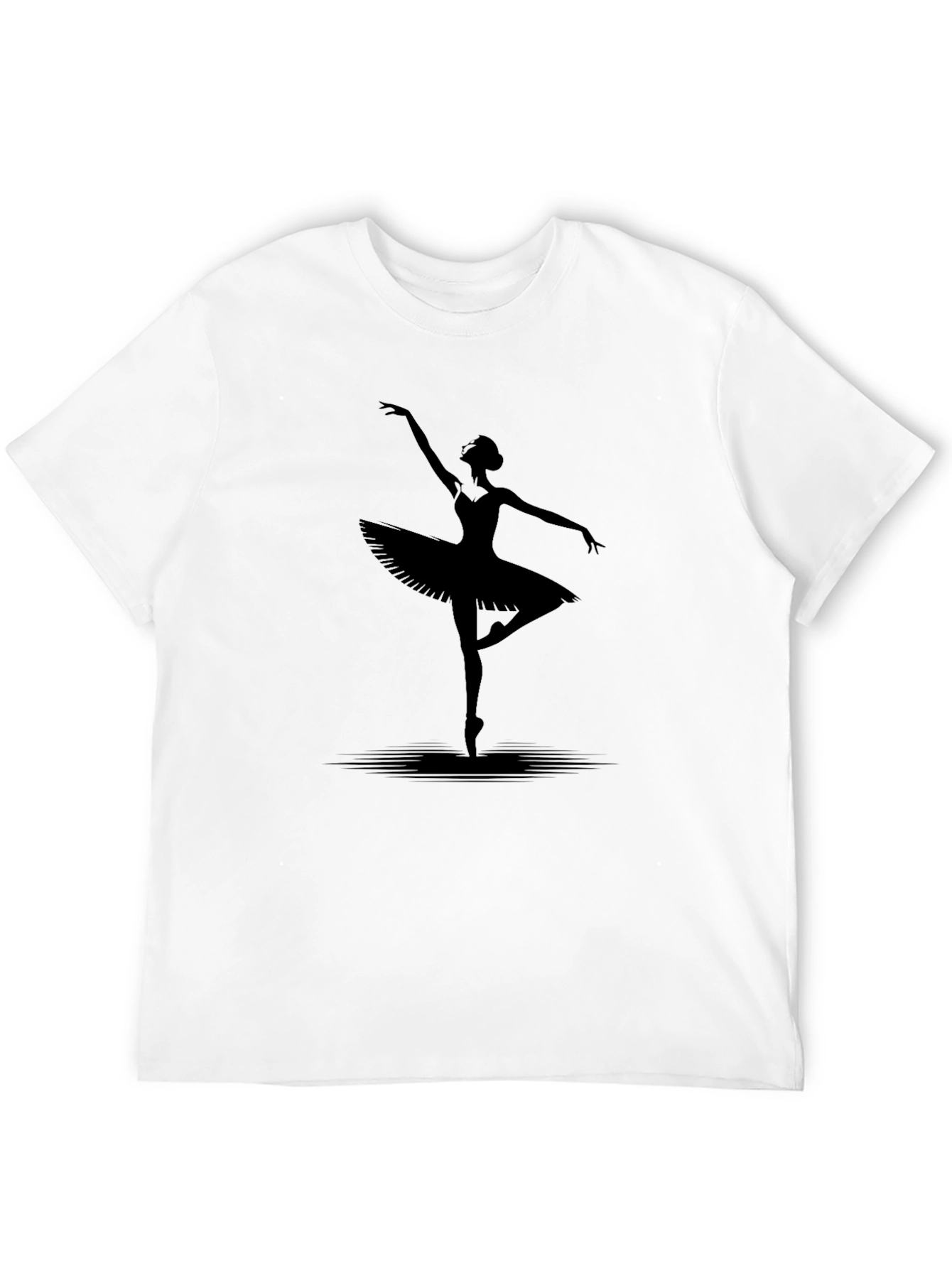 Ballerina Silhouette Black Tee