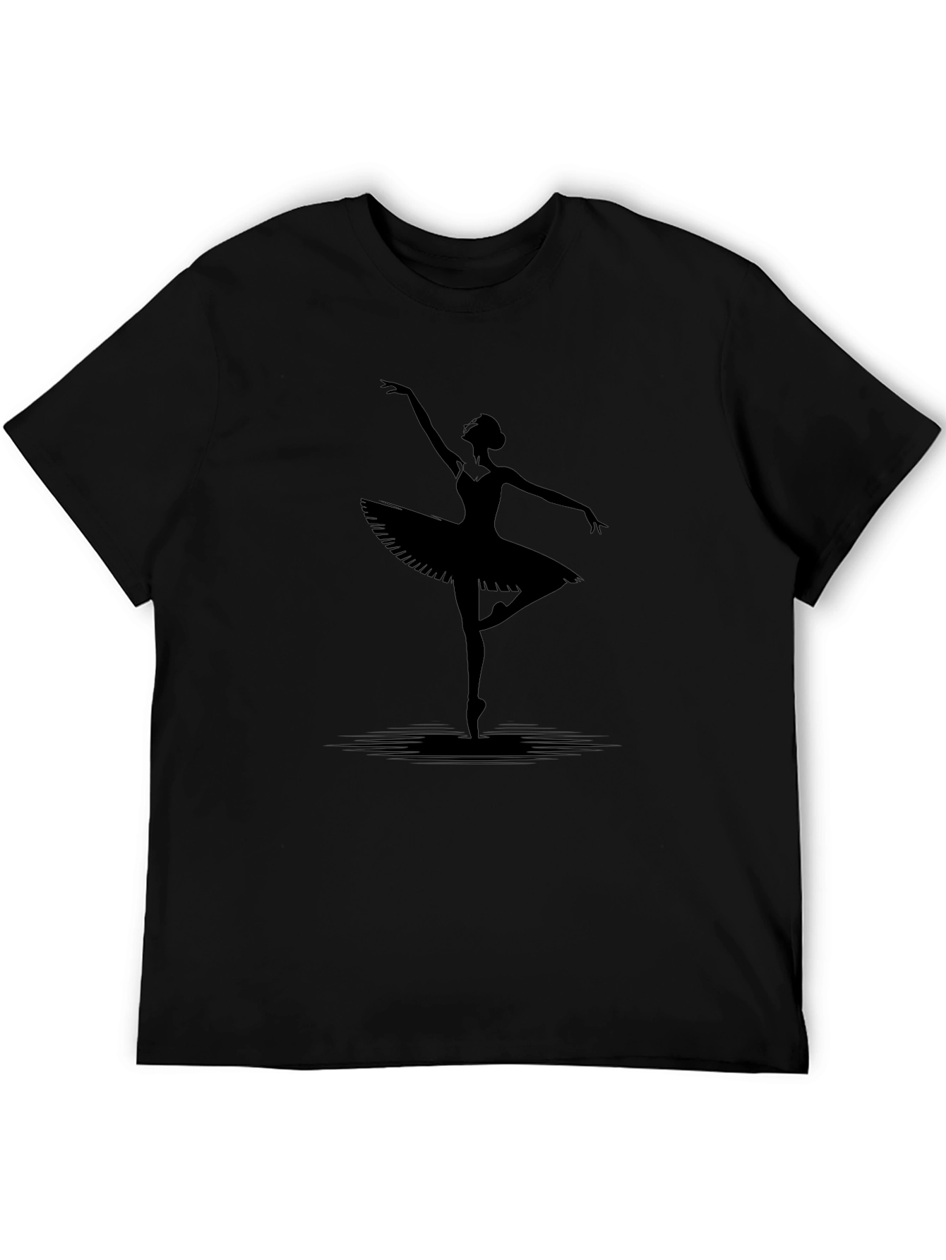 Ballerina Silhouette Black Tee