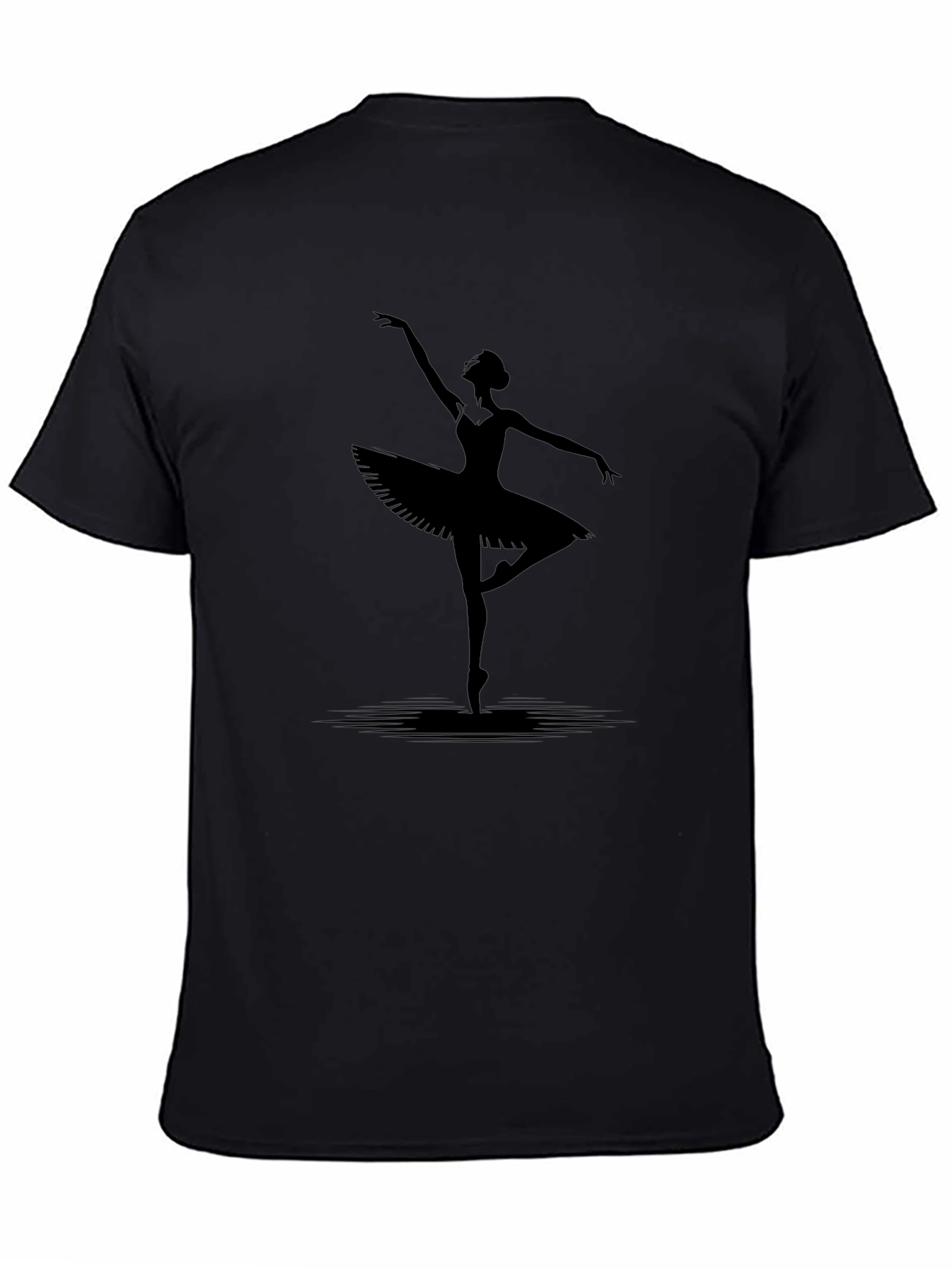 Ballerina Silhouette Black Tee