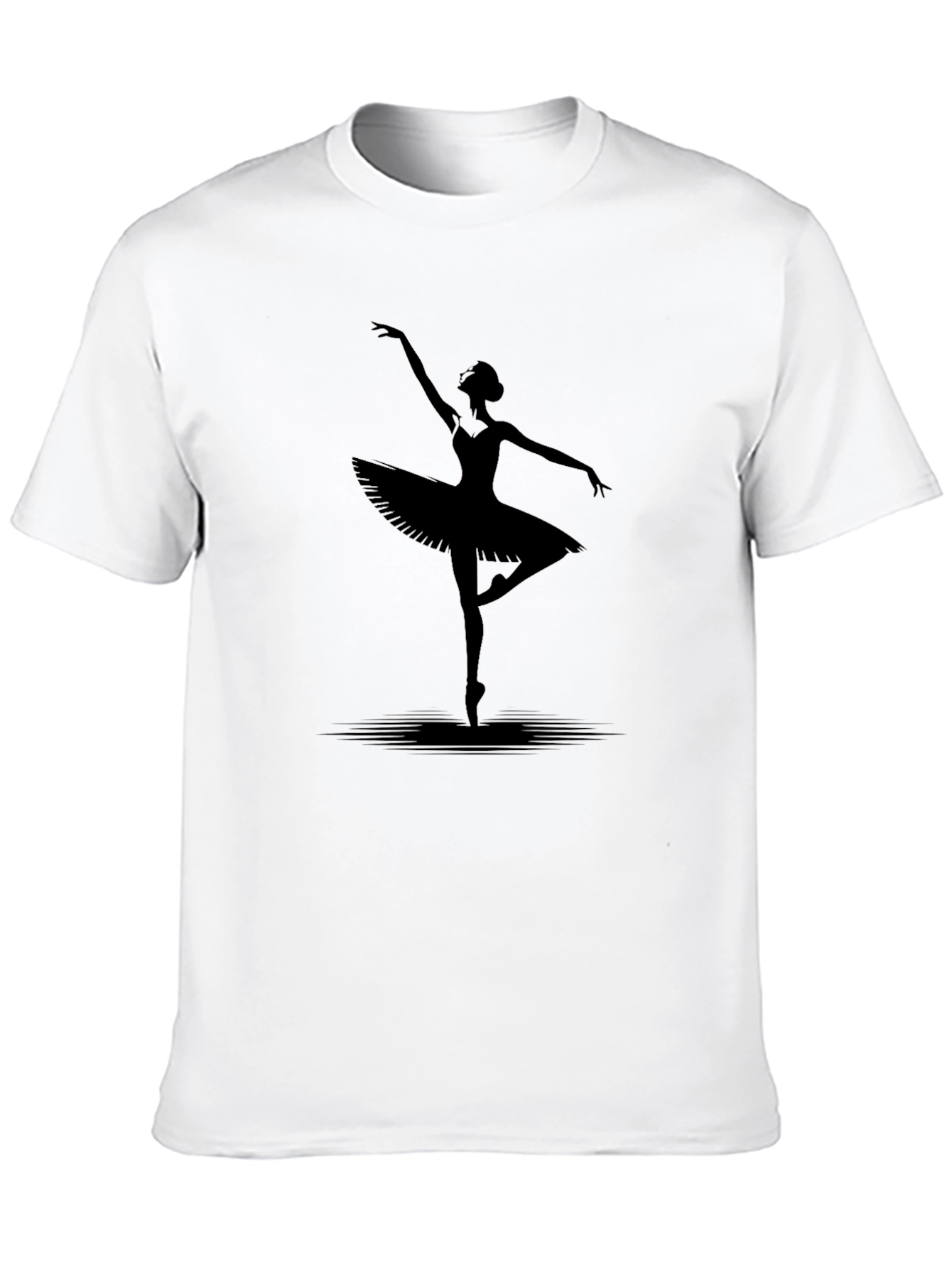 Ballerina Silhouette Black Tee