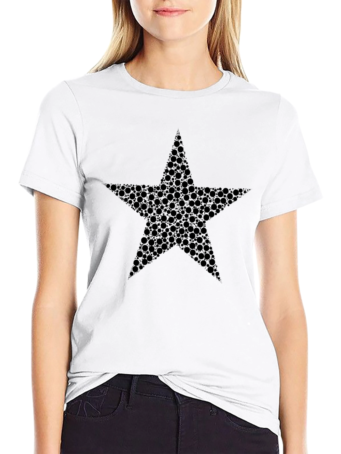 Black Star Graphic Mens T-Shirt