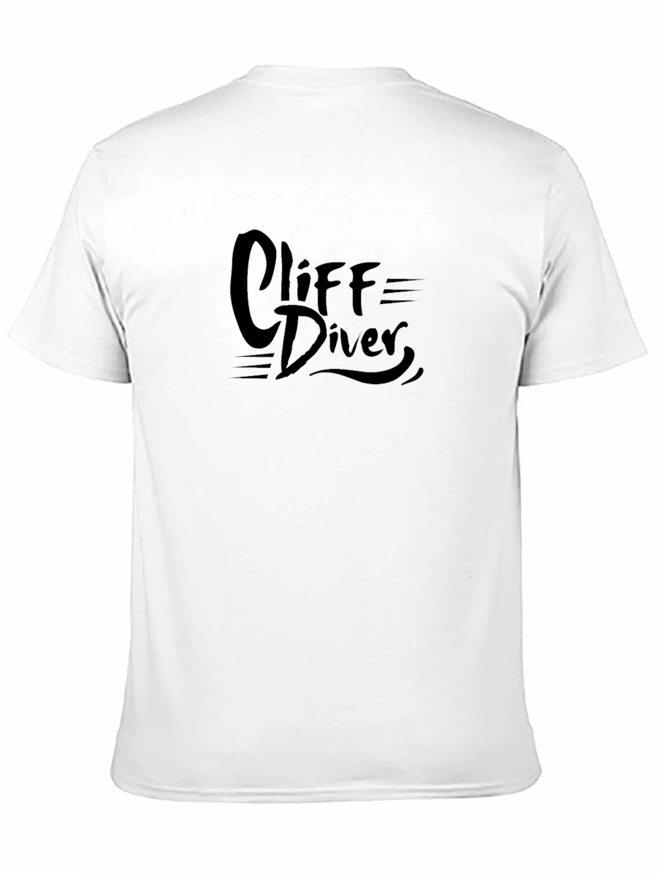 Cliff Diver T-Shirt - Black Graphic Tee