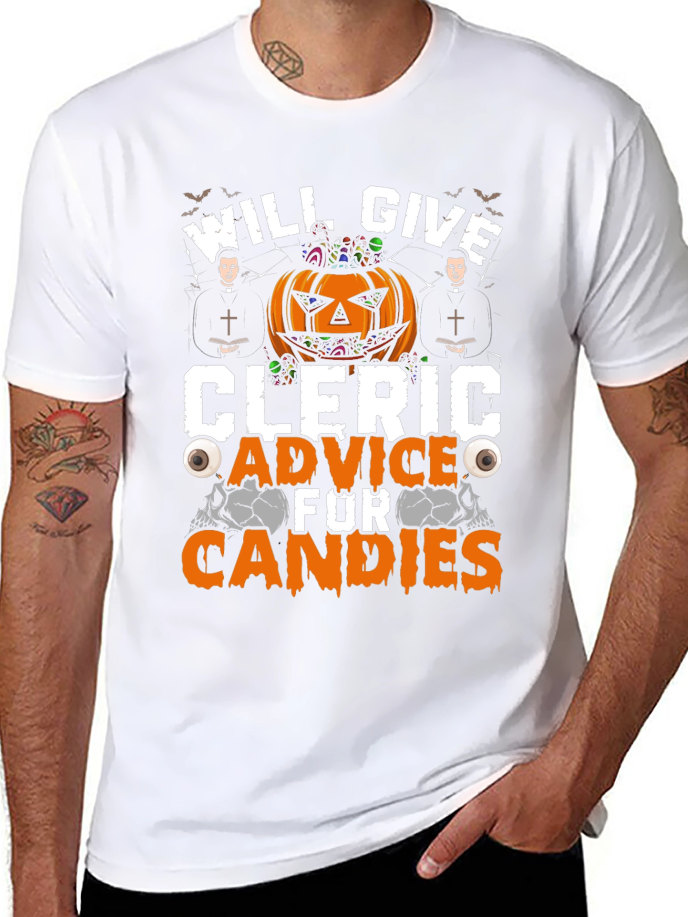Will Give Cleric Advice for Candies T-Shirt Halloween