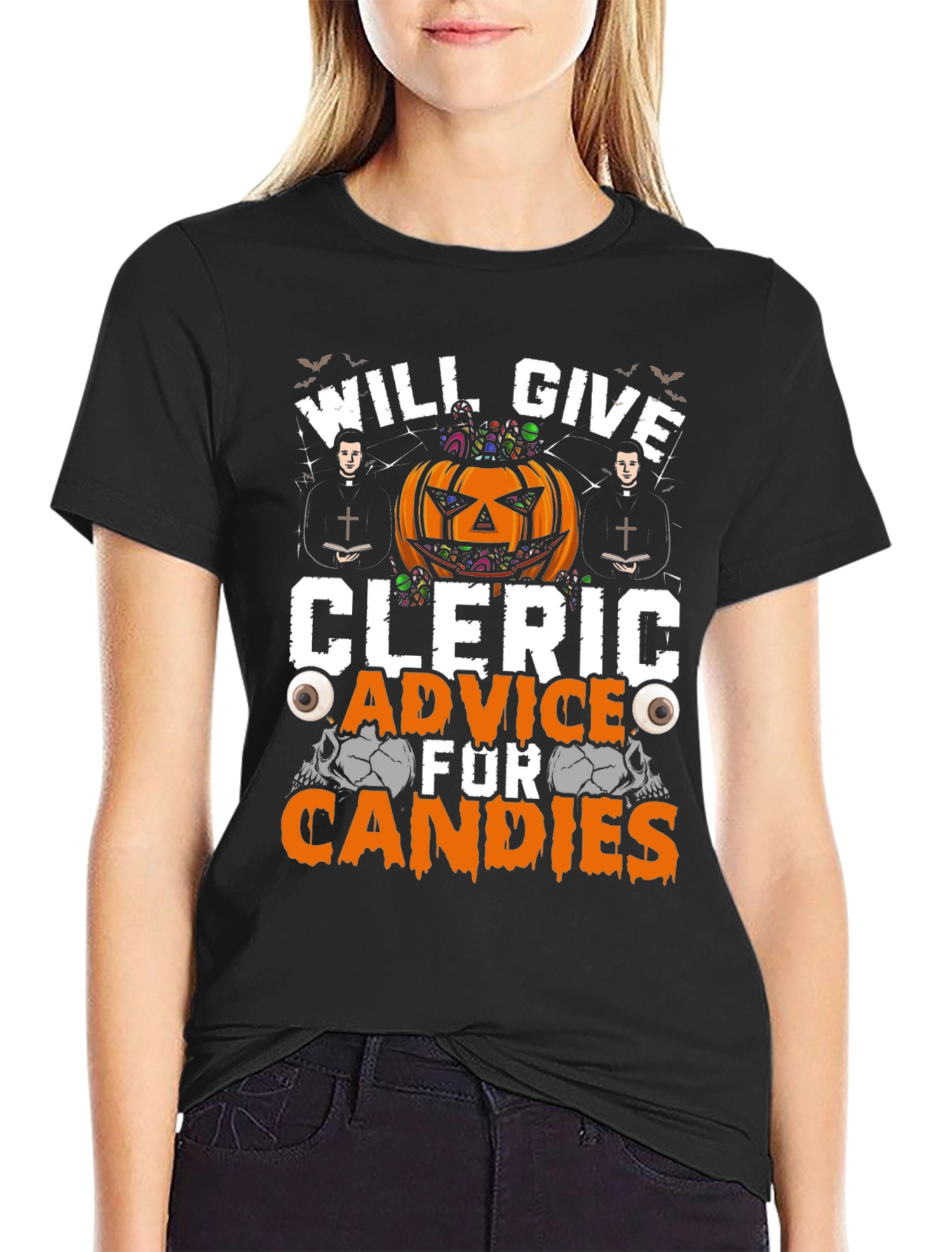 Will Give Cleric Advice for Candies T-Shirt Halloween