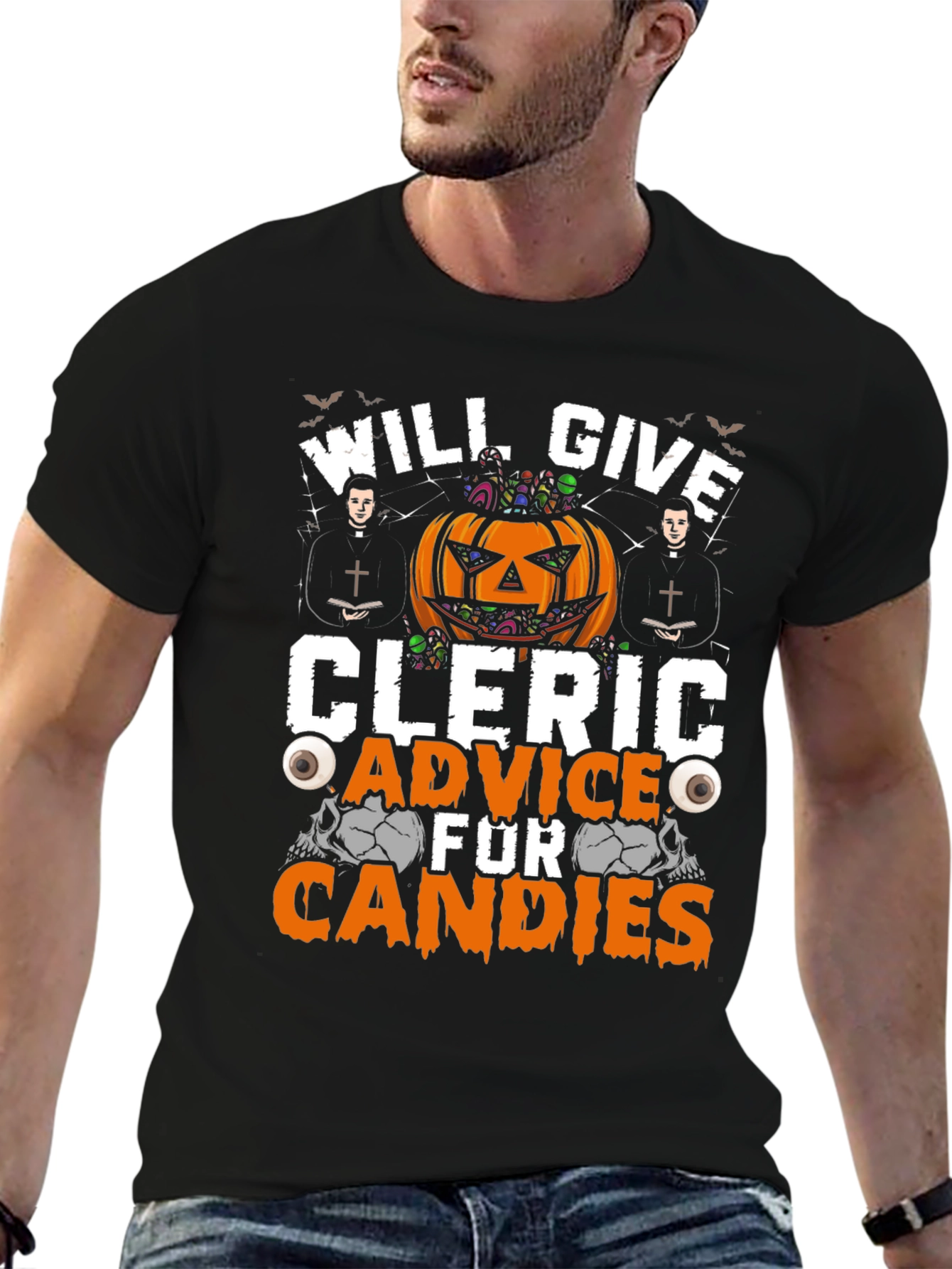 Will Give Cleric Advice for Candies T-Shirt Halloween