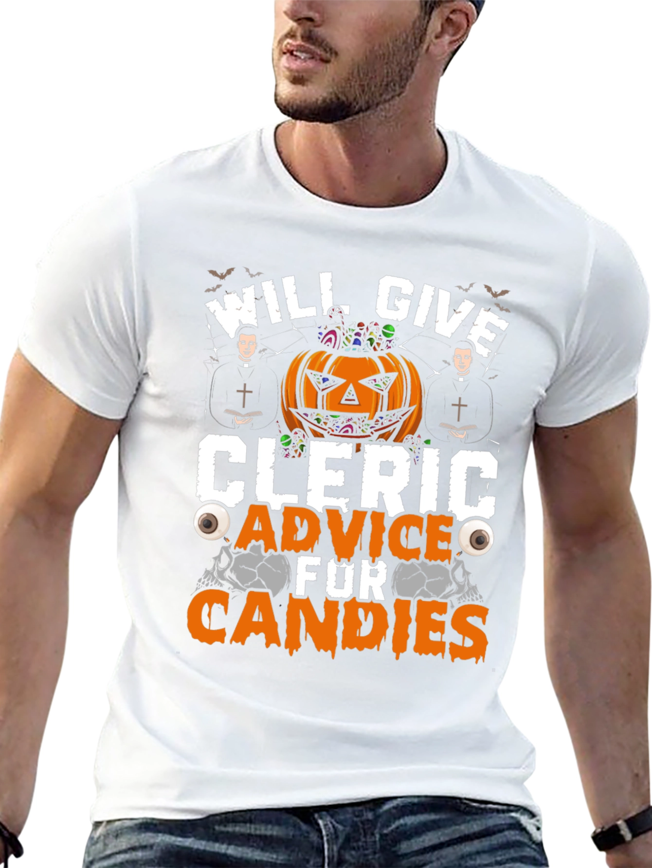 Will Give Cleric Advice for Candies T-Shirt Halloween