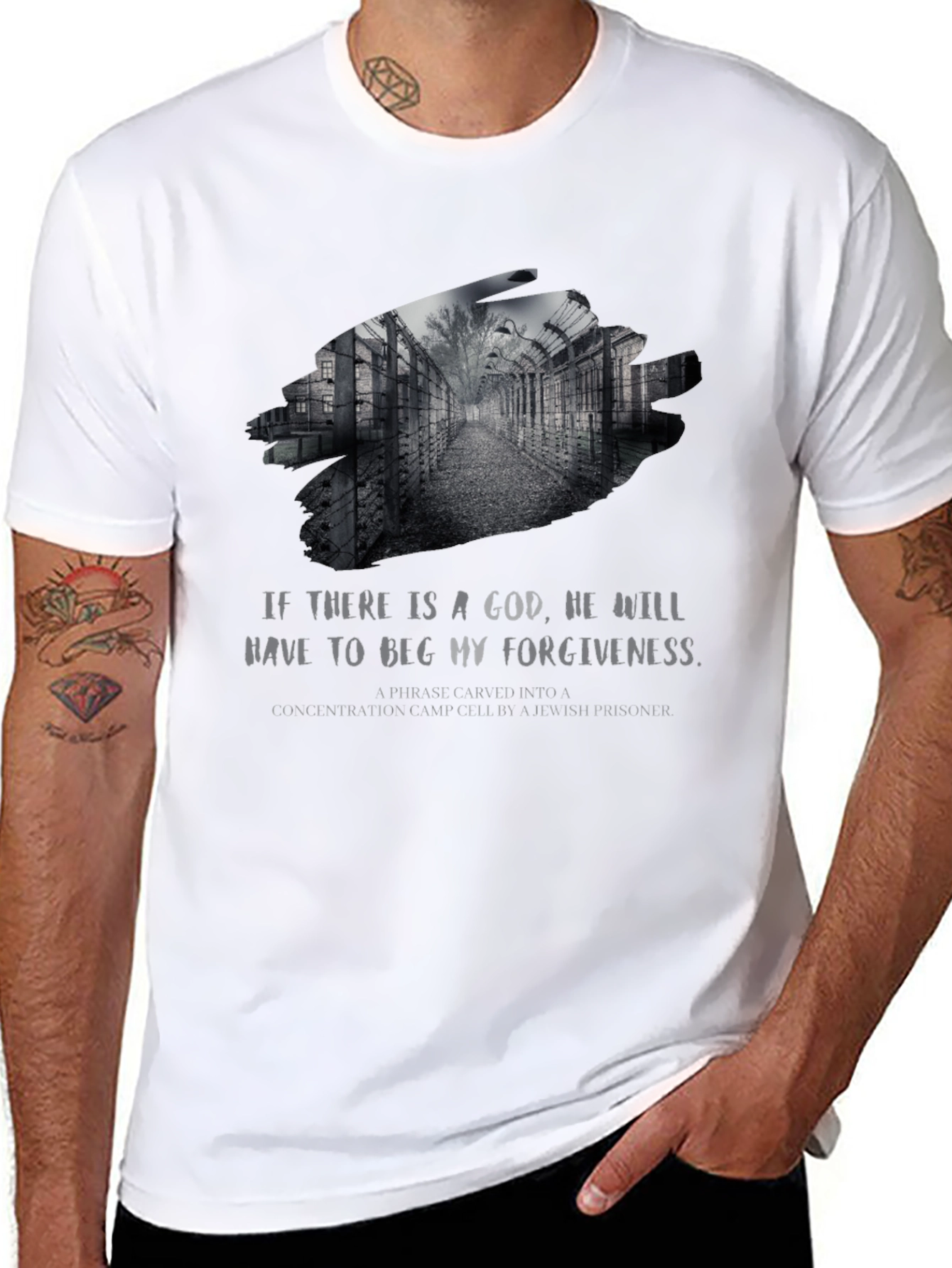 Atheist Holocaust T-Shirt - Beg My Forgiveness
