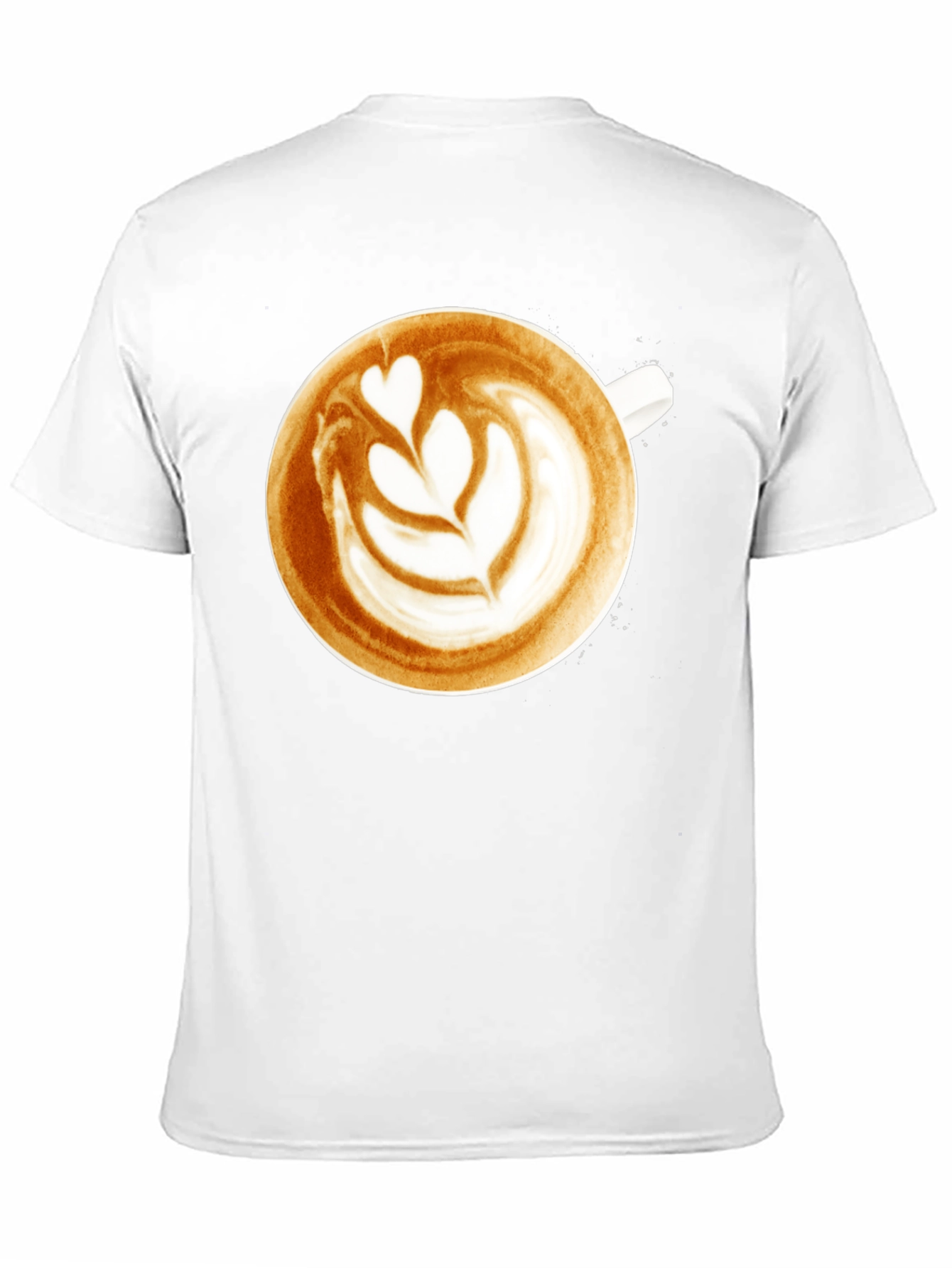 Latte Art Graphic Tee - Coffee Lovers T-Shirt