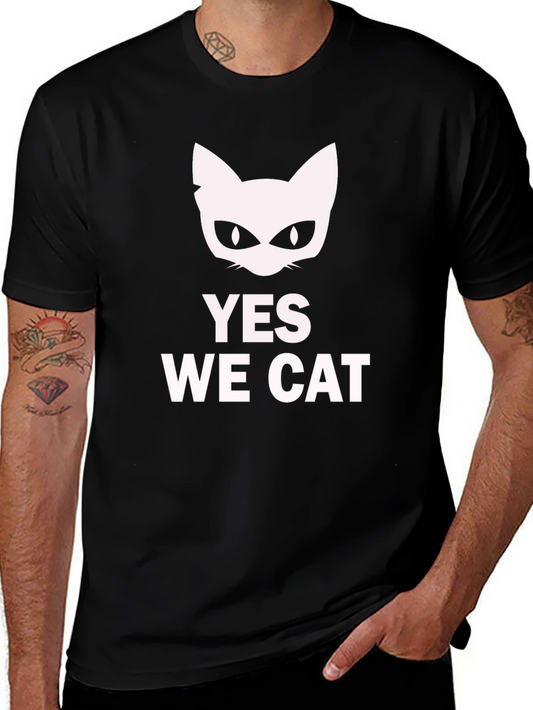 Yes We Cat T-Shirt - Funny Cat Lover Tee