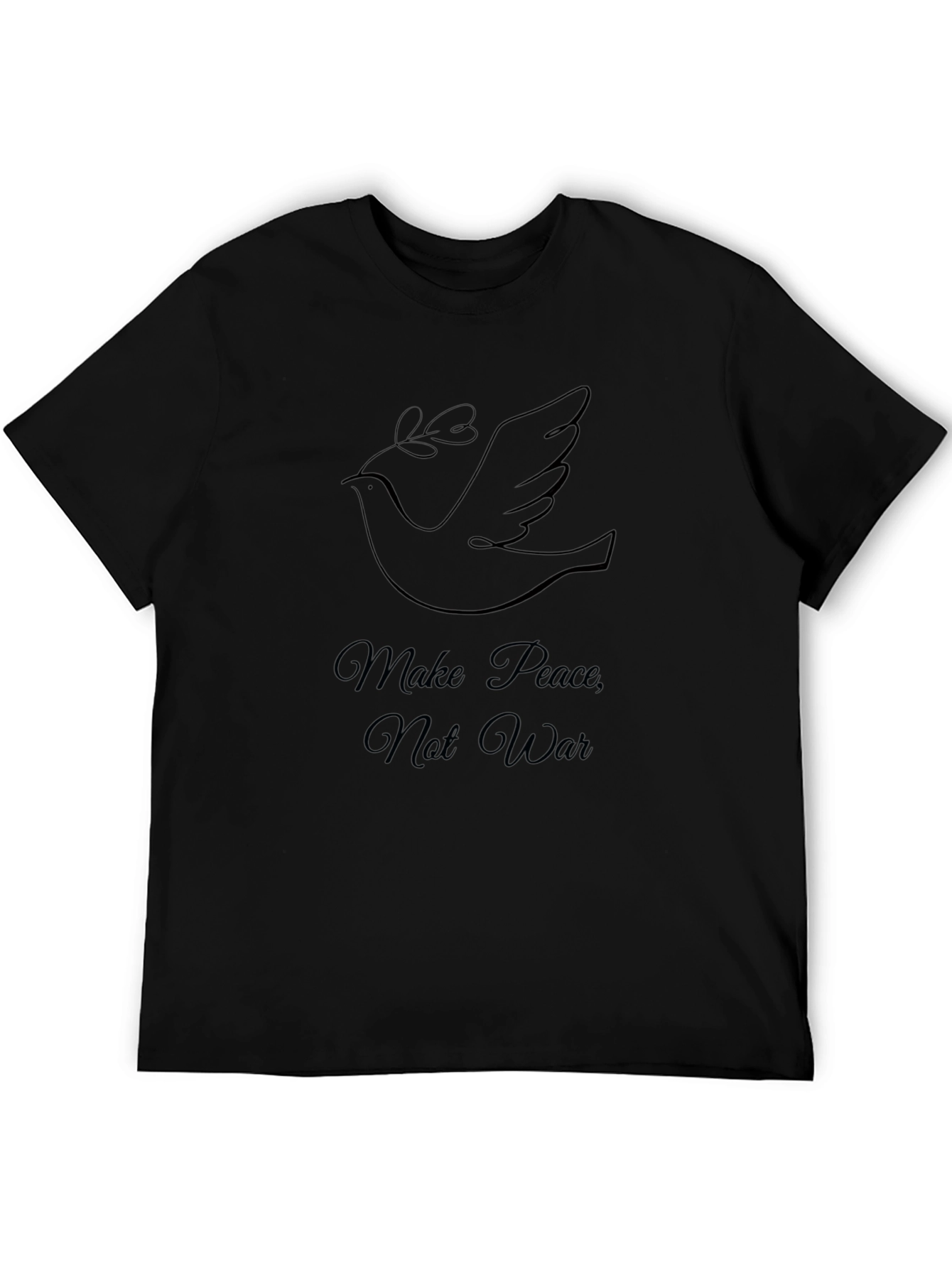 Make Peace Not War Dove Graphic Tee - Unisex