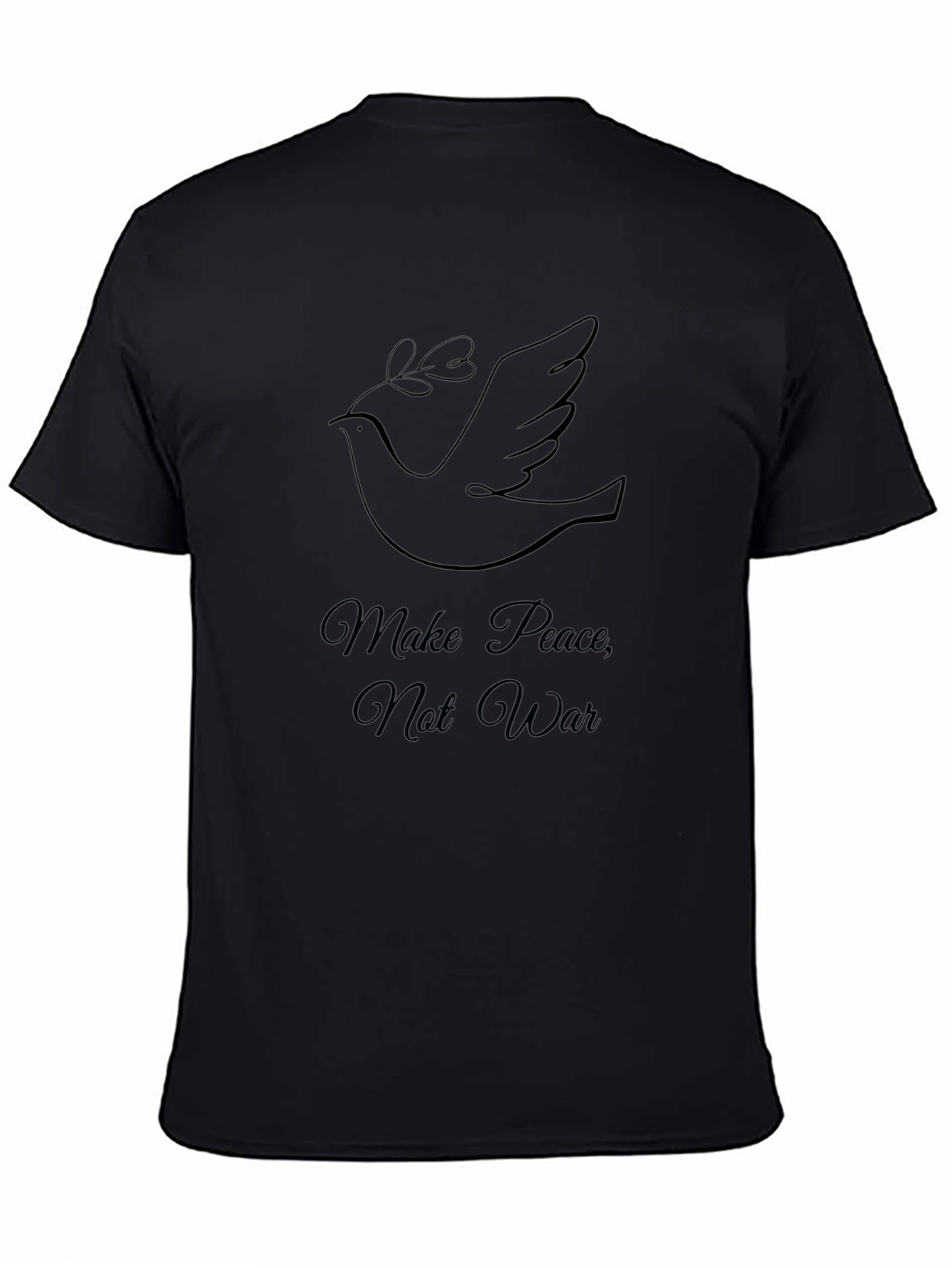 Make Peace Not War Dove Graphic Tee - Unisex