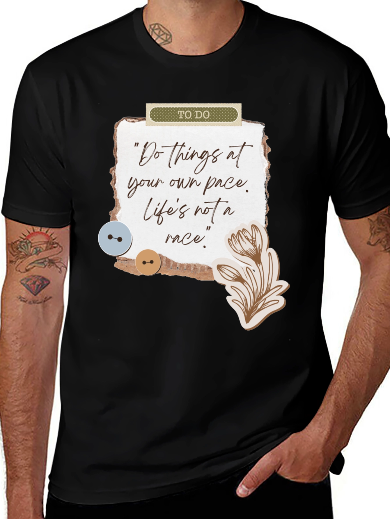 Inspirational Quote Graphic T-Shirt