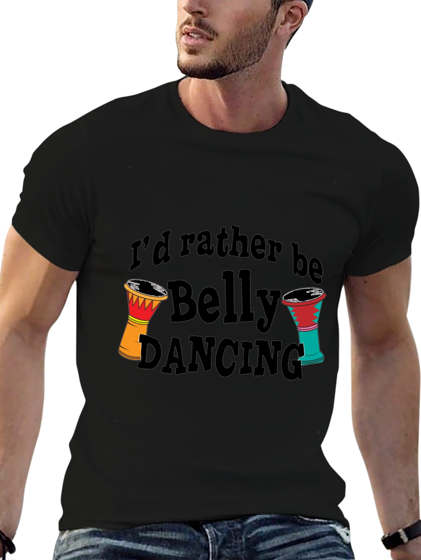 Id Rather Be Belly Dancing T-Shirt
