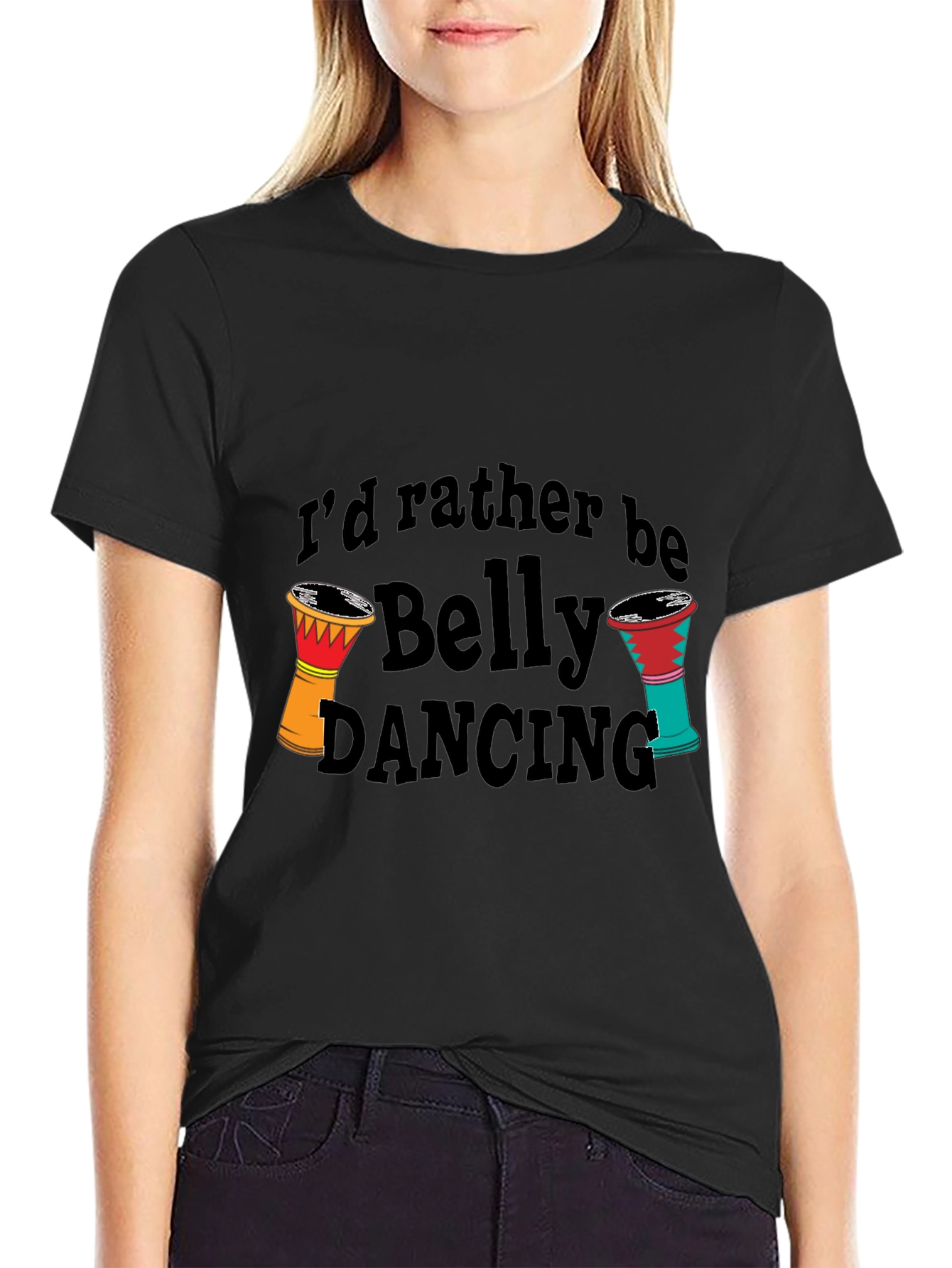 Id Rather Be Belly Dancing T-Shirt