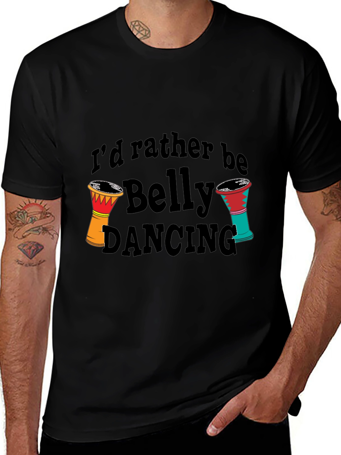 Id Rather Be Belly Dancing T-Shirt