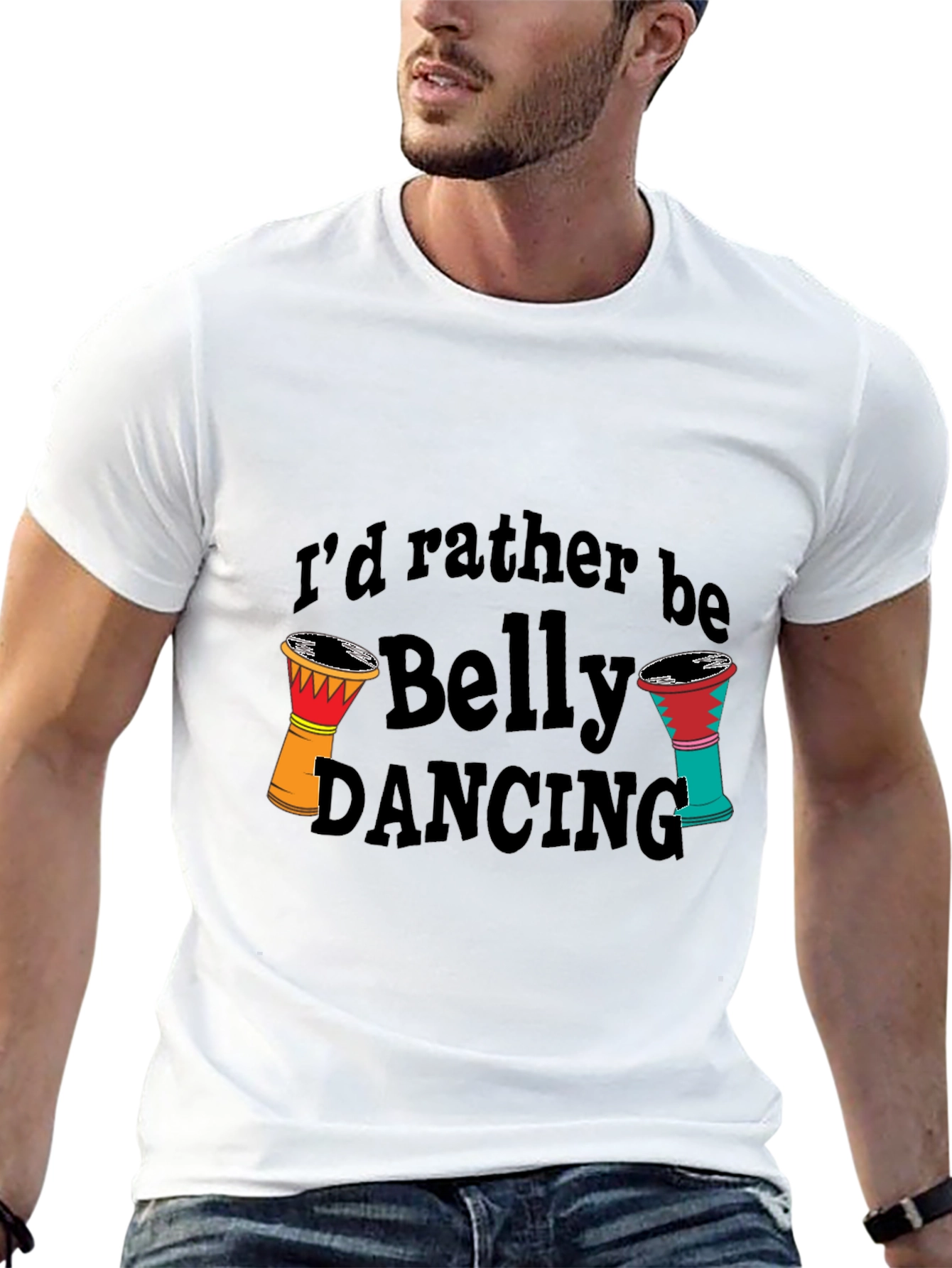 Id Rather Be Belly Dancing T-Shirt