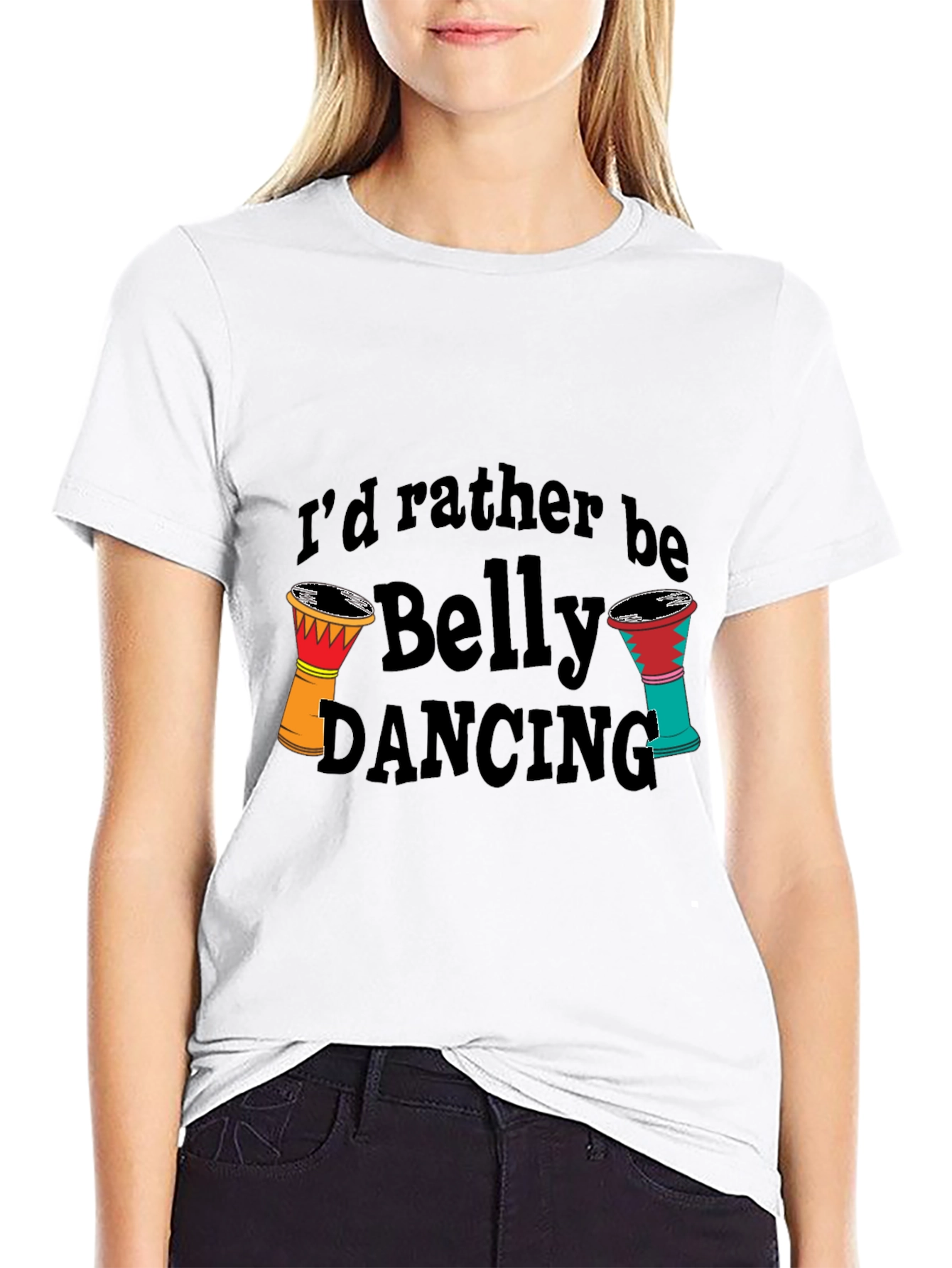 Id Rather Be Belly Dancing T-Shirt