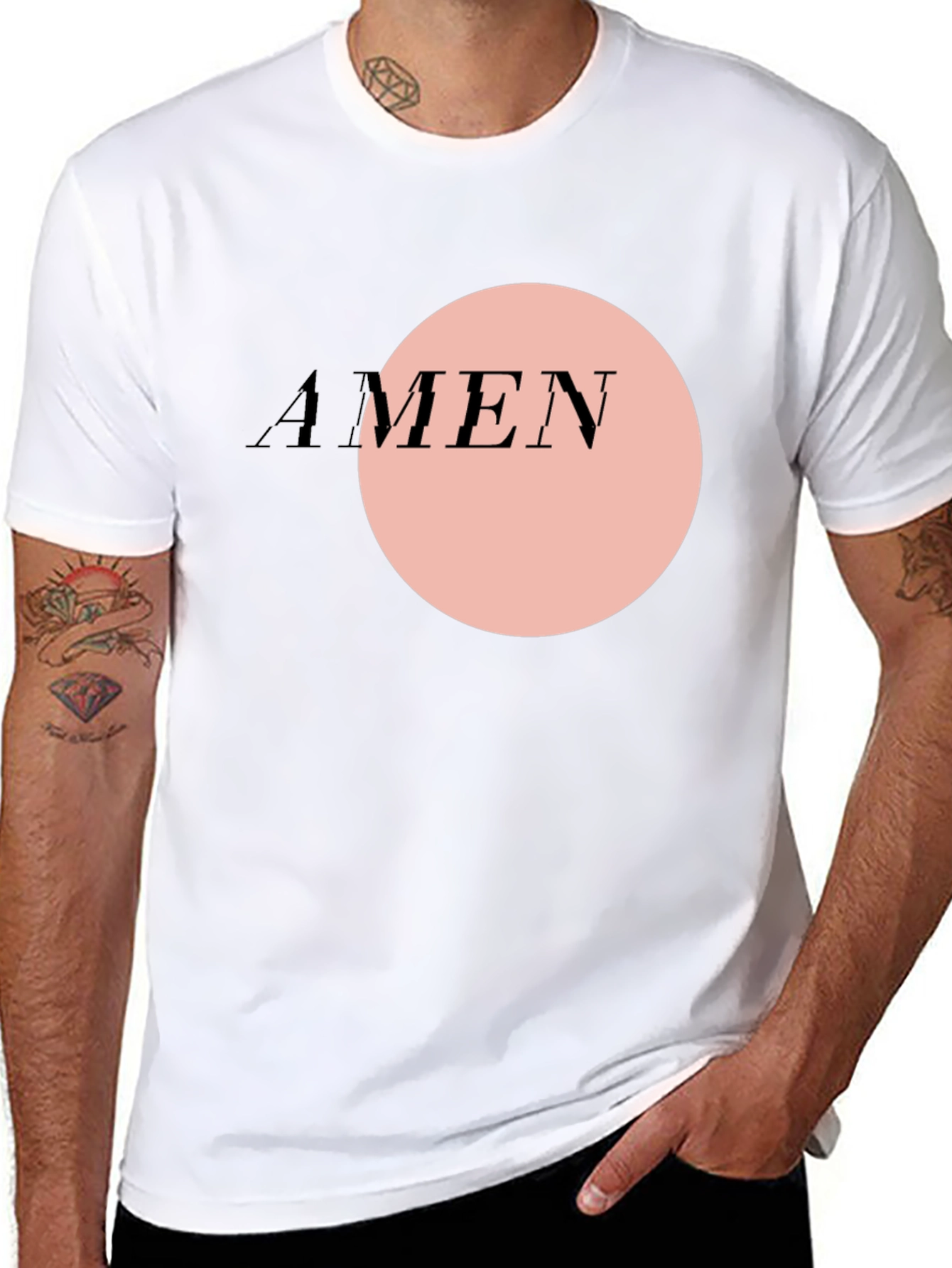 Amen Graphic Tee - Stylish Comfort