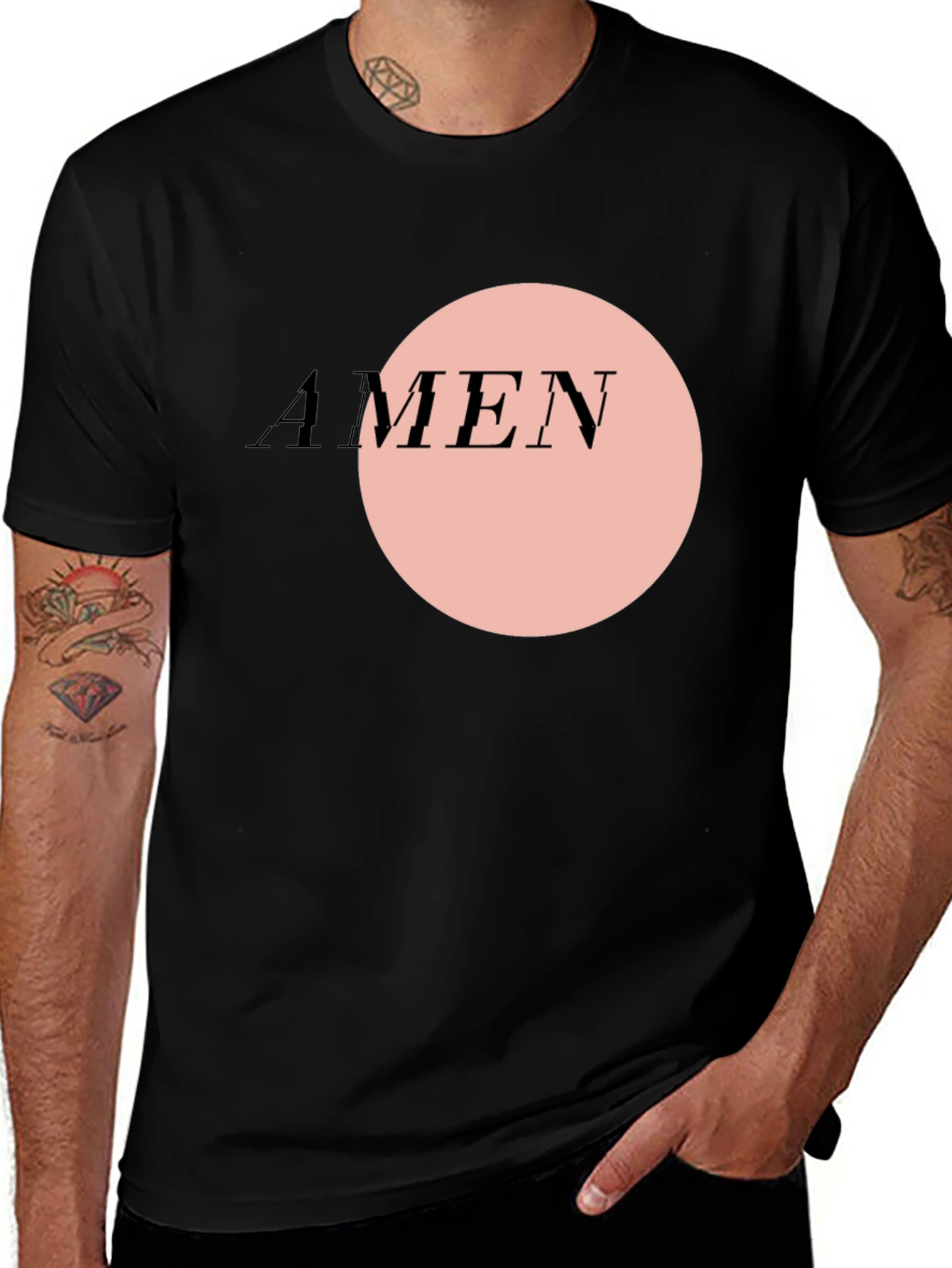 Amen Graphic Tee - Stylish Comfort