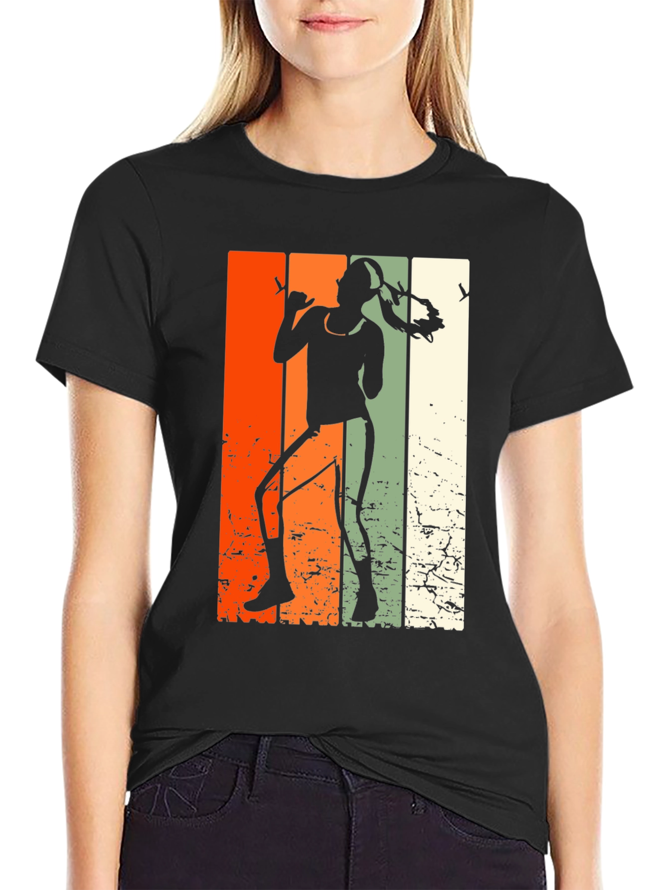 Retro Tennis Player T-Shirt