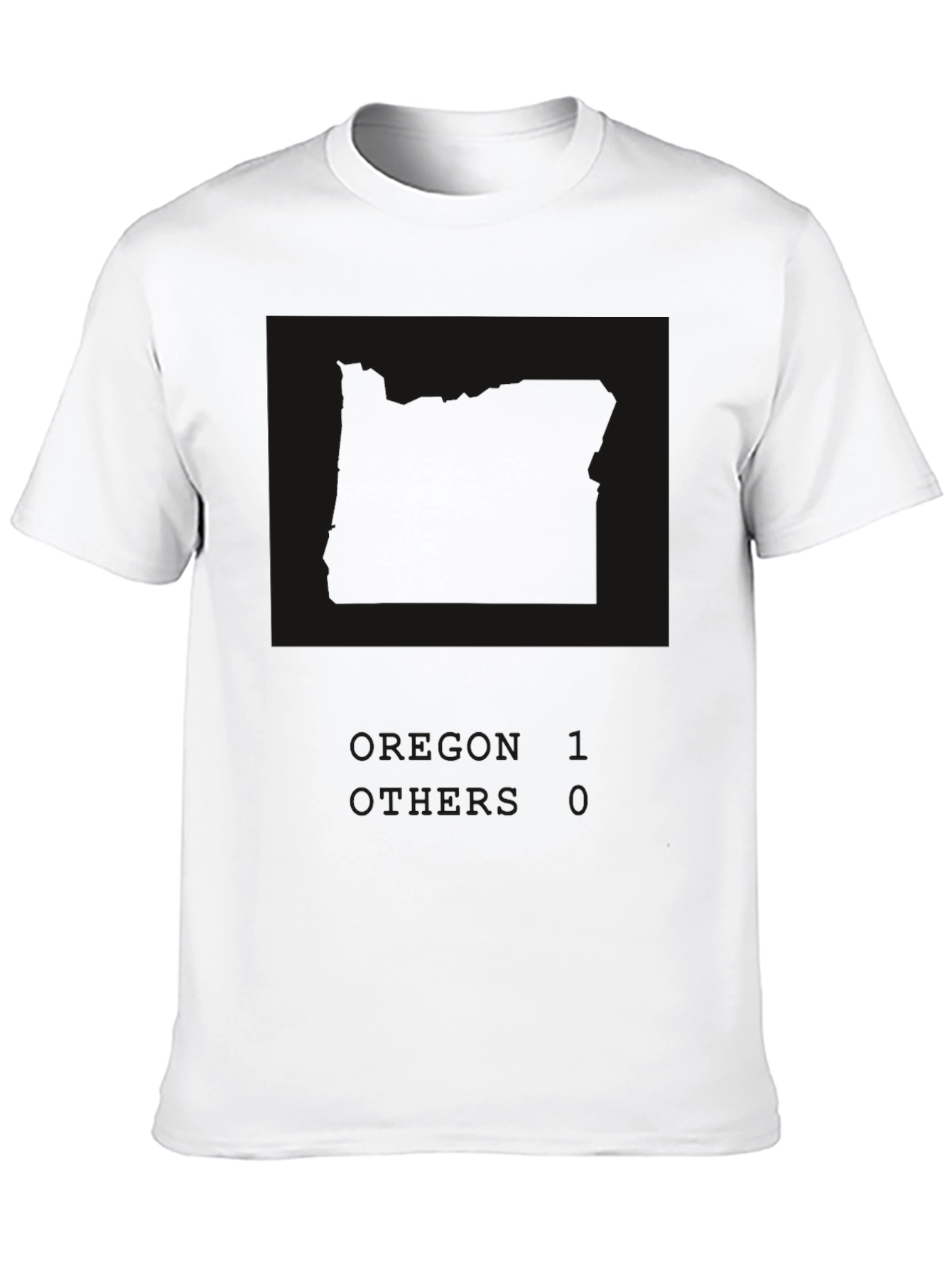 Oregon 1 Others 0 Black Graphic Tee
