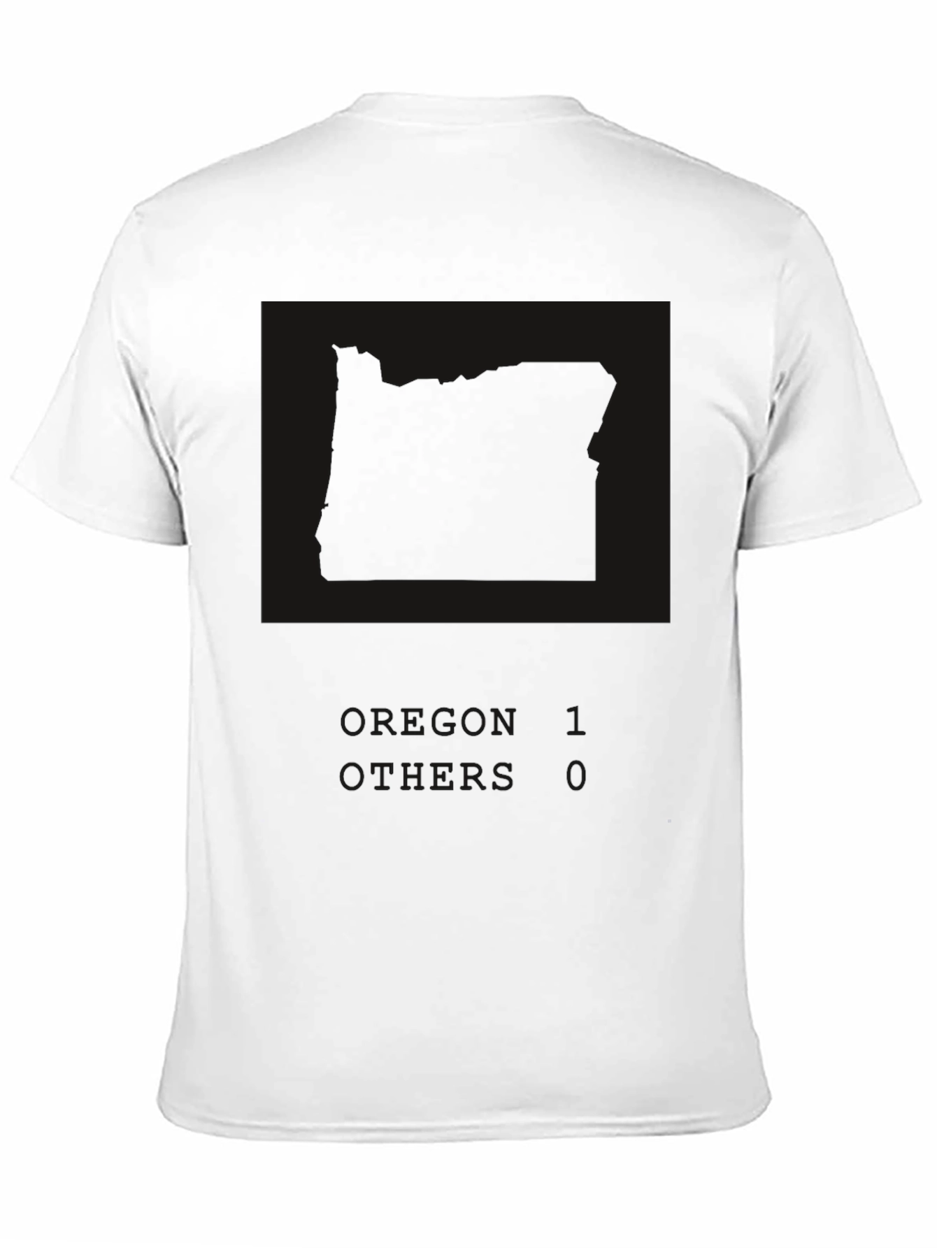 Oregon 1 Others 0 Black Graphic Tee