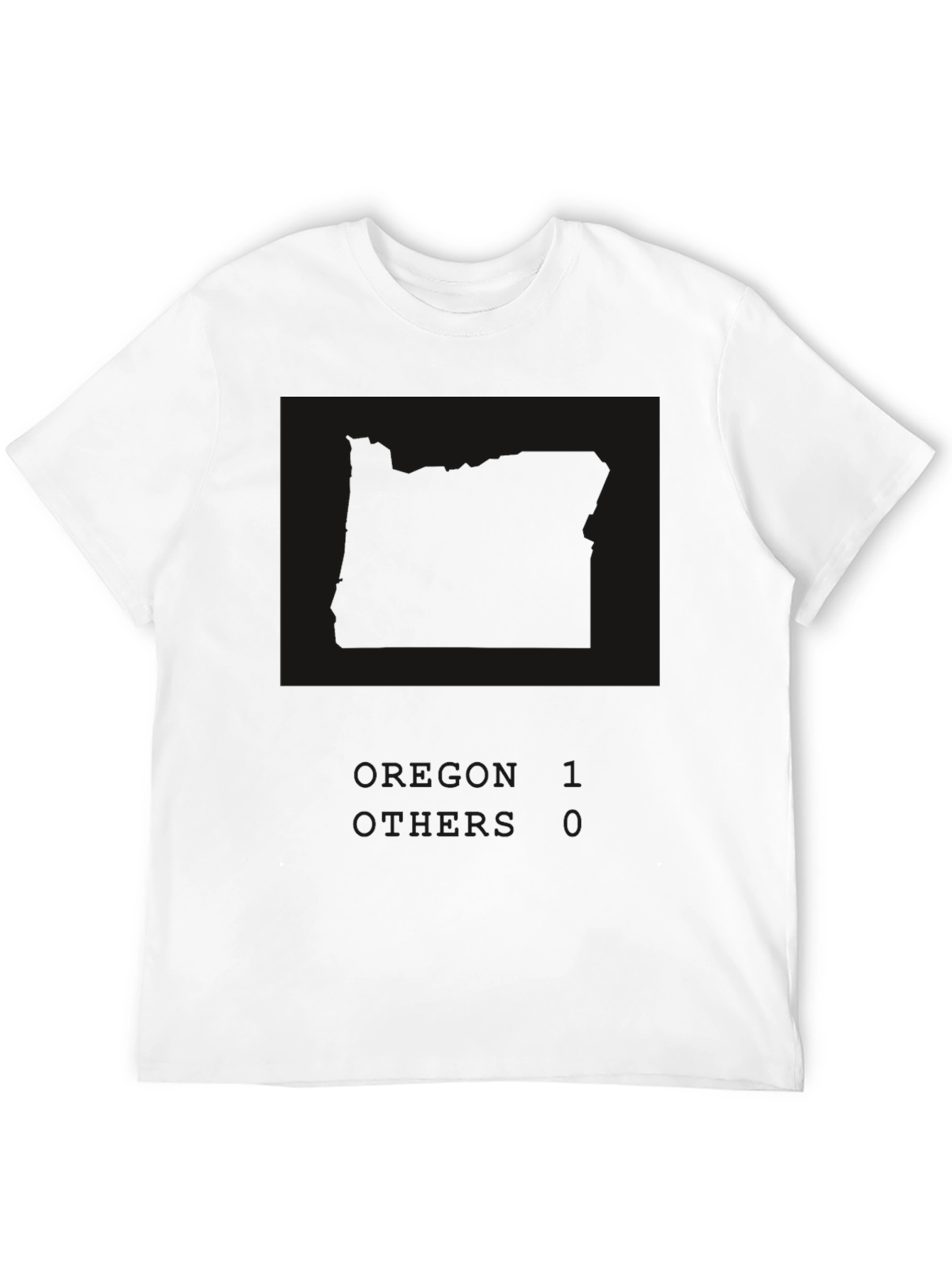 Oregon 1 Others 0 Black Graphic Tee