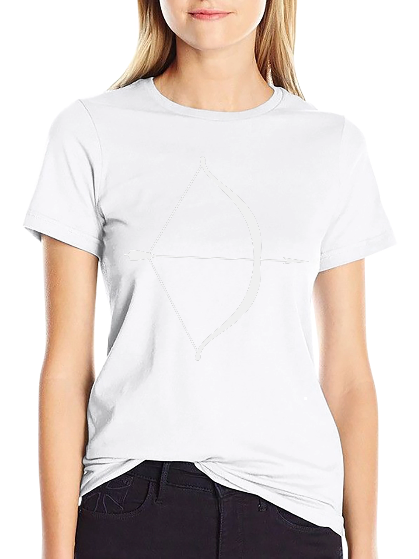 Archers Tee: Bow & Arrow Graphic Black T-Shirt