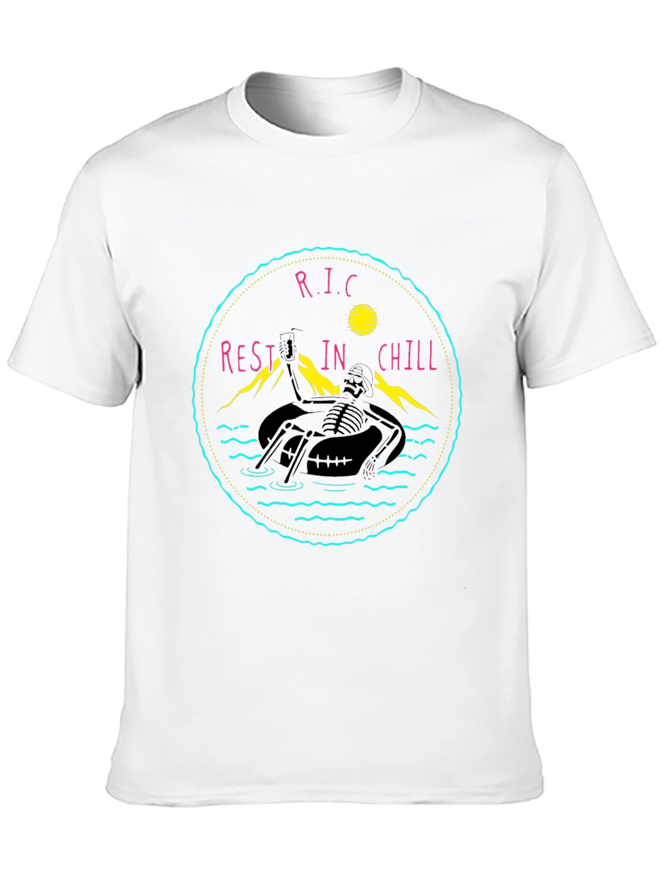 Rest In Chill Skeleton Graphic Tee