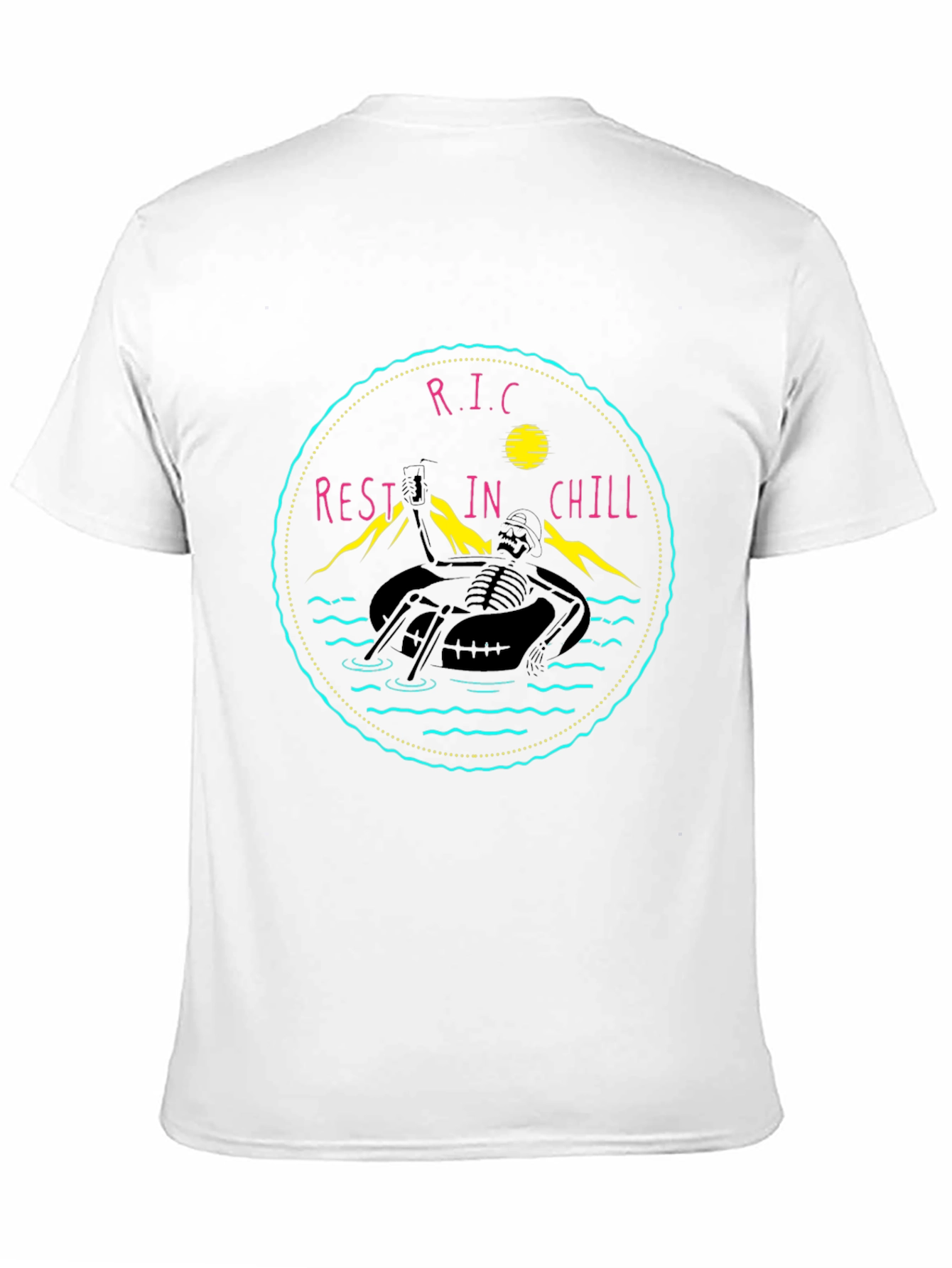Rest In Chill Skeleton Graphic Tee