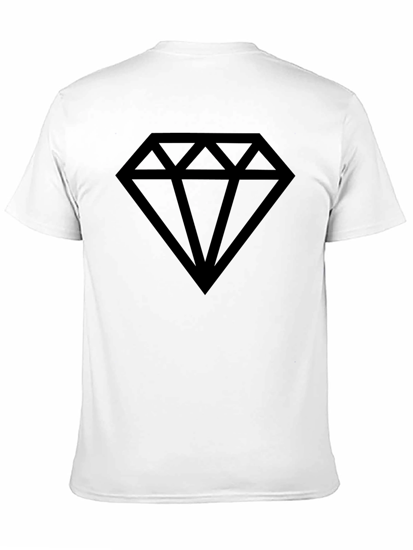 Diamond Graphic T-Shirt - Mens Black Tee
