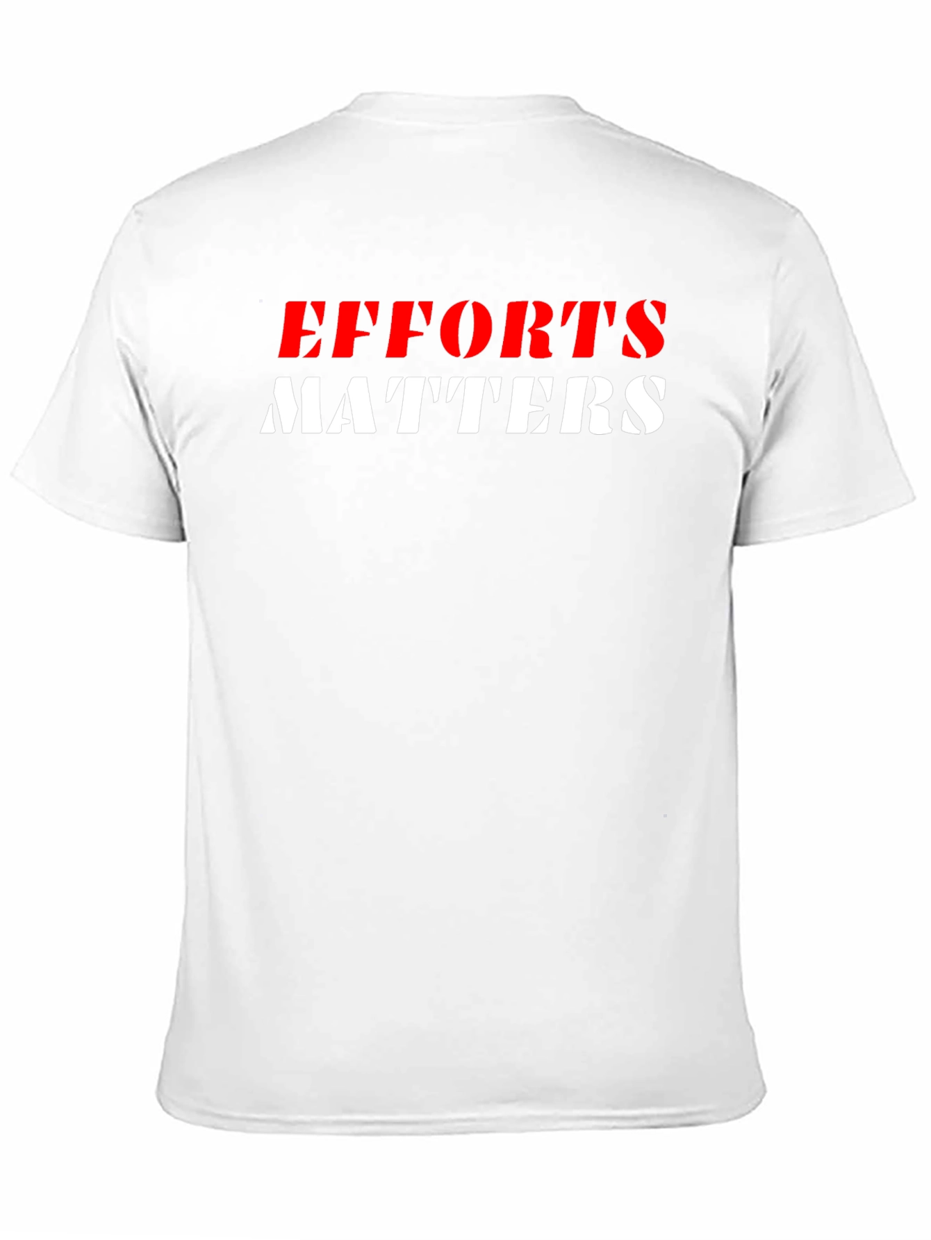 Efforts Matters Graphic Tee - Black Unisex T-Shirt