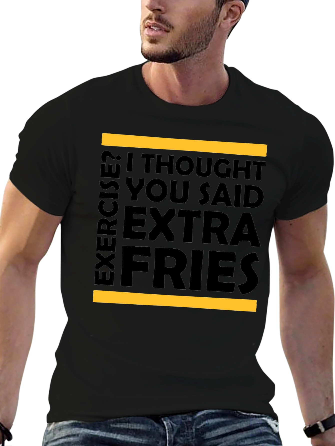 Extra Fries T-Shirt - Funny Foodie Tee