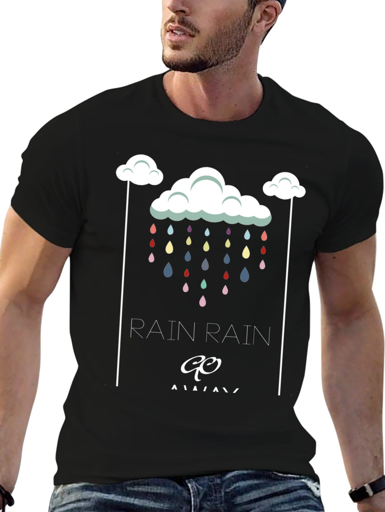 Rain Rain Go Away Graphic T-Shirt