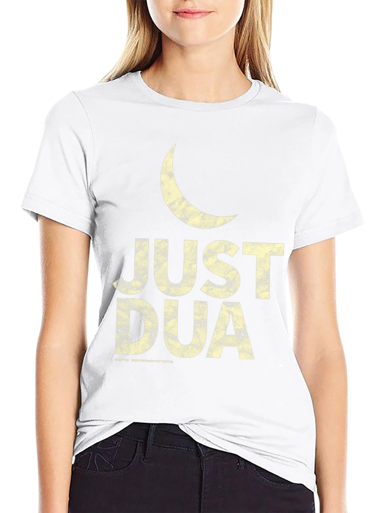 Just Dua Crescent Moon T-Shirt - Islamic Faith