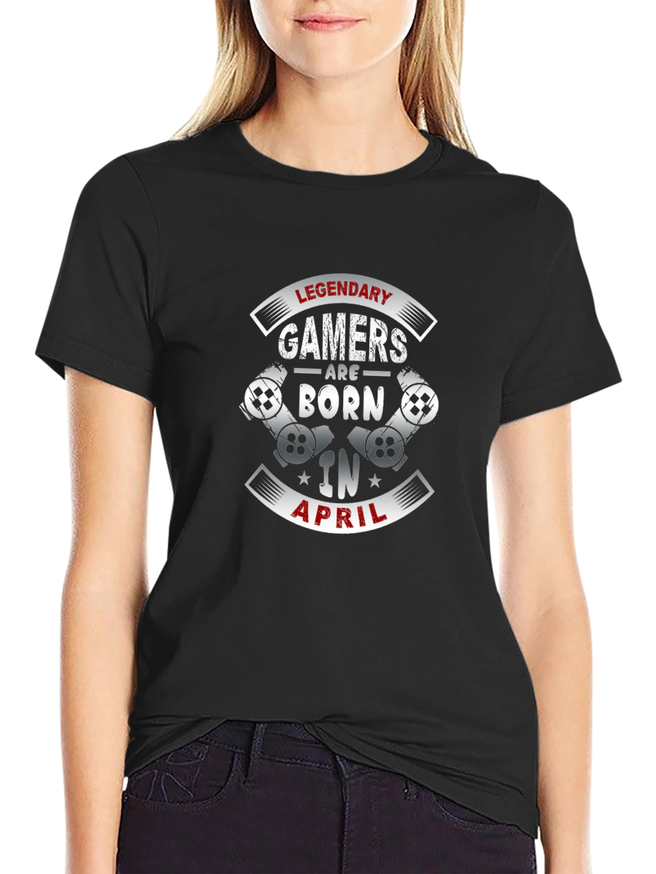 Legendary Gamers Born in April T-Shirt
