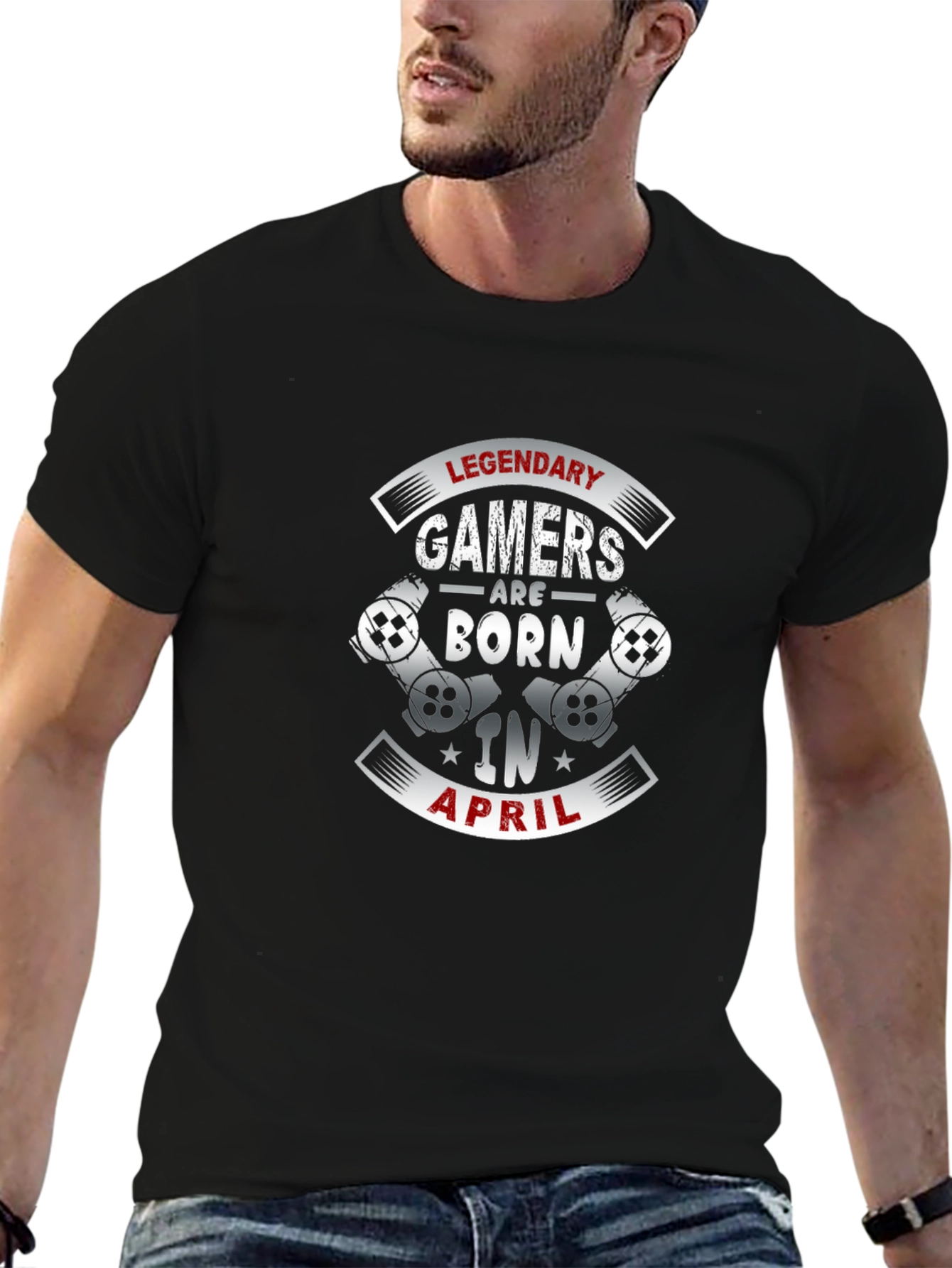 Legendary Gamers Born in April T-Shirt