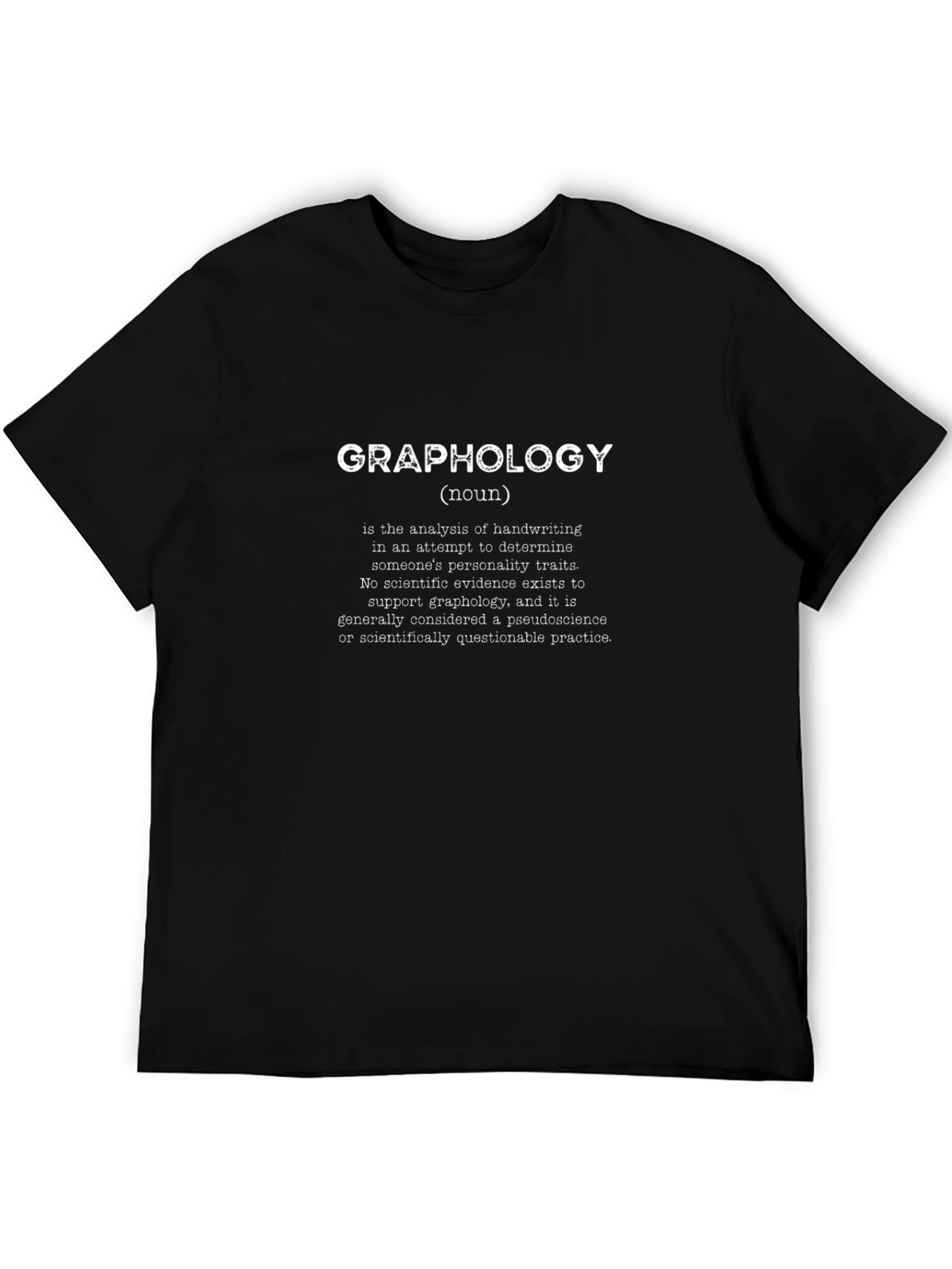 Graphology Definition T-Shirt - Handwriting Analysis Tee