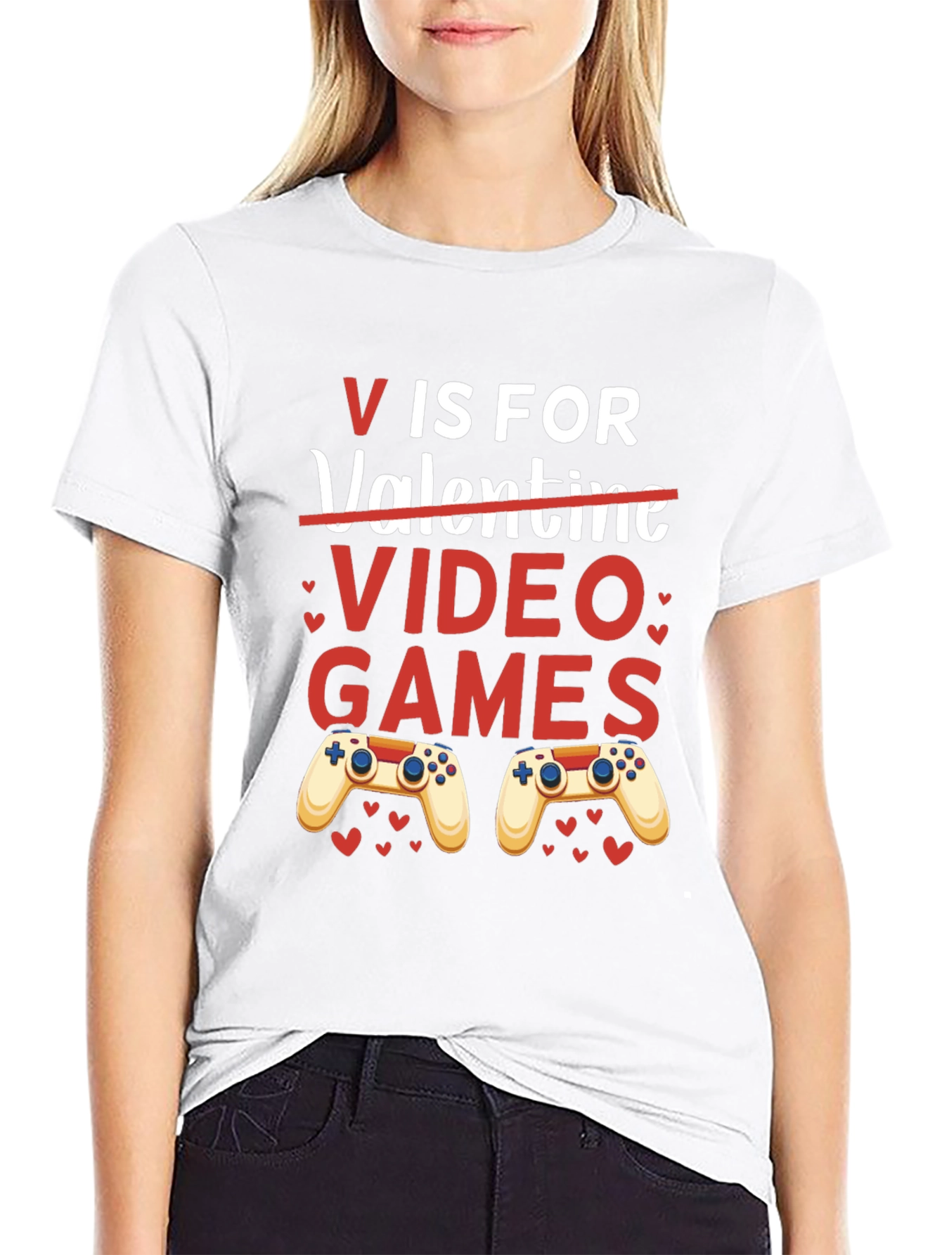 V is for Video Games T-Shirt