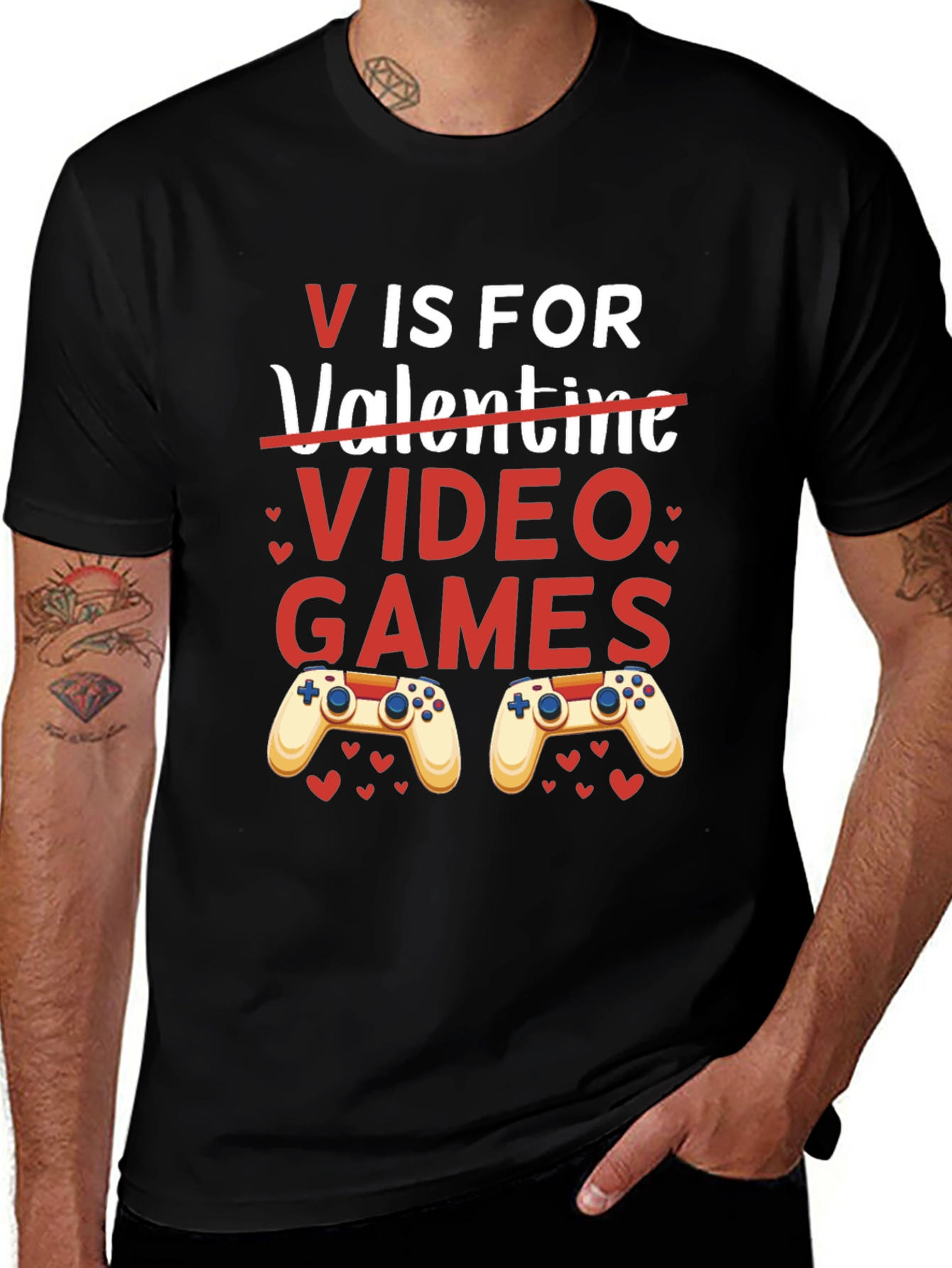V is for Video Games T-Shirt