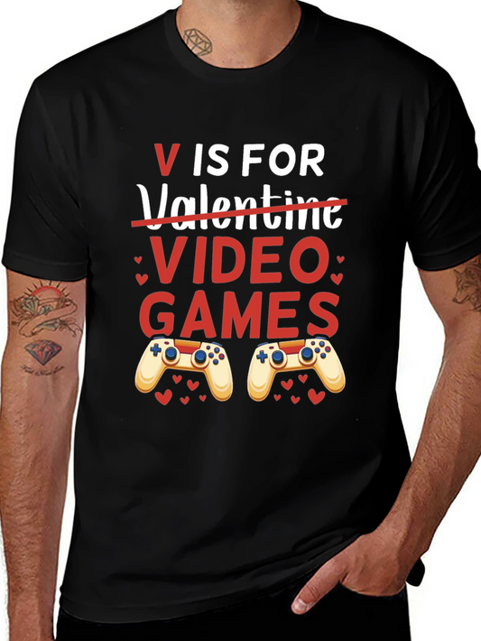 V is for Video Games T-Shirt