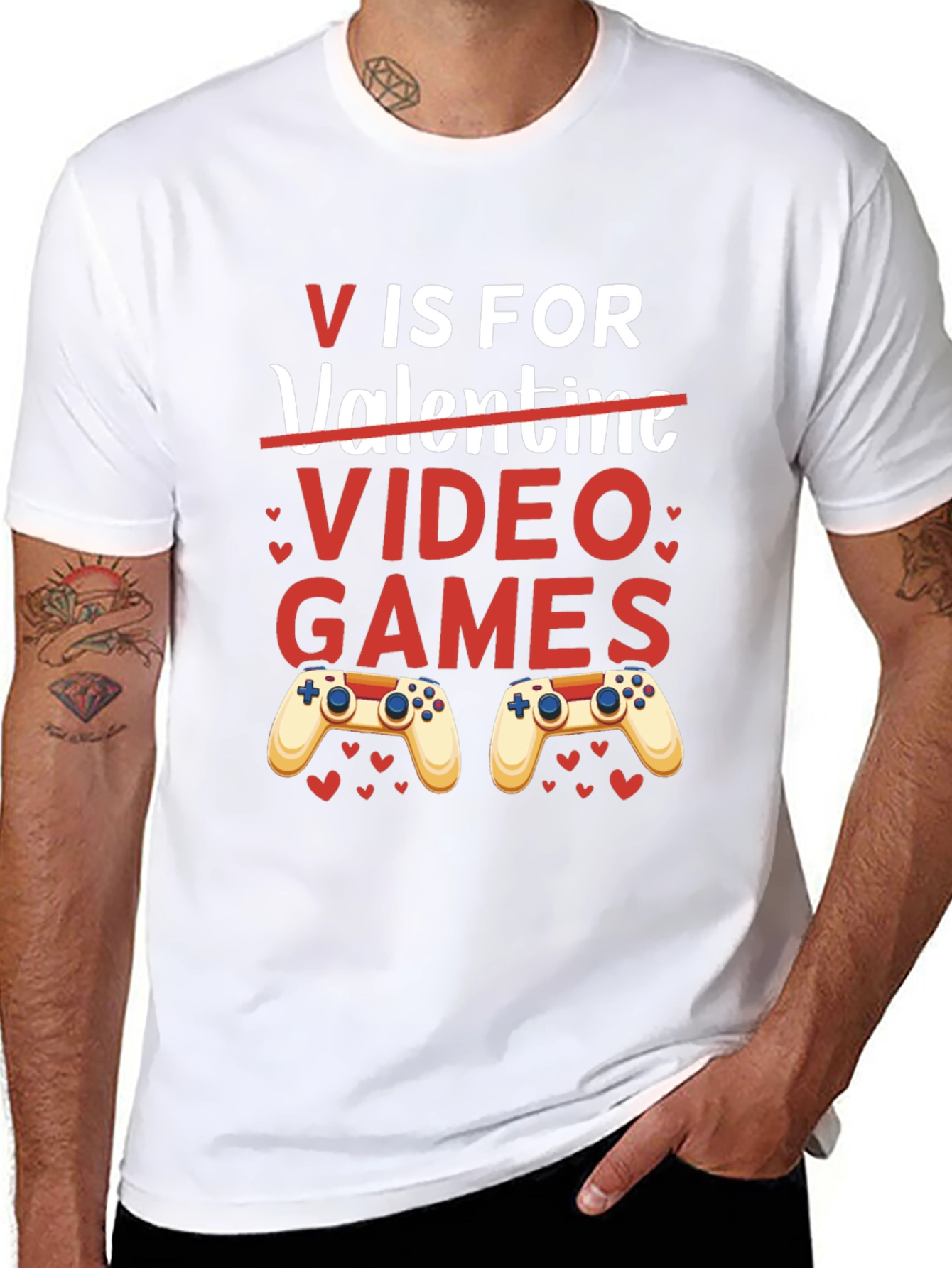 V is for Video Games T-Shirt