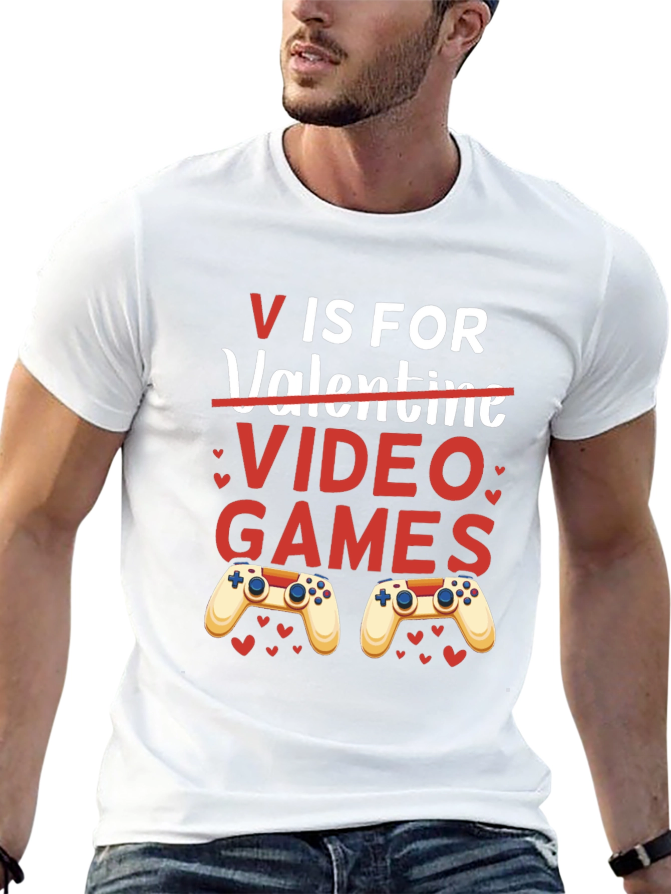 V is for Video Games T-Shirt