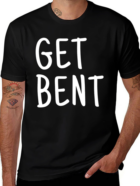Get Bent Graphic Tee - Mens Black Short Sleeve Shirt