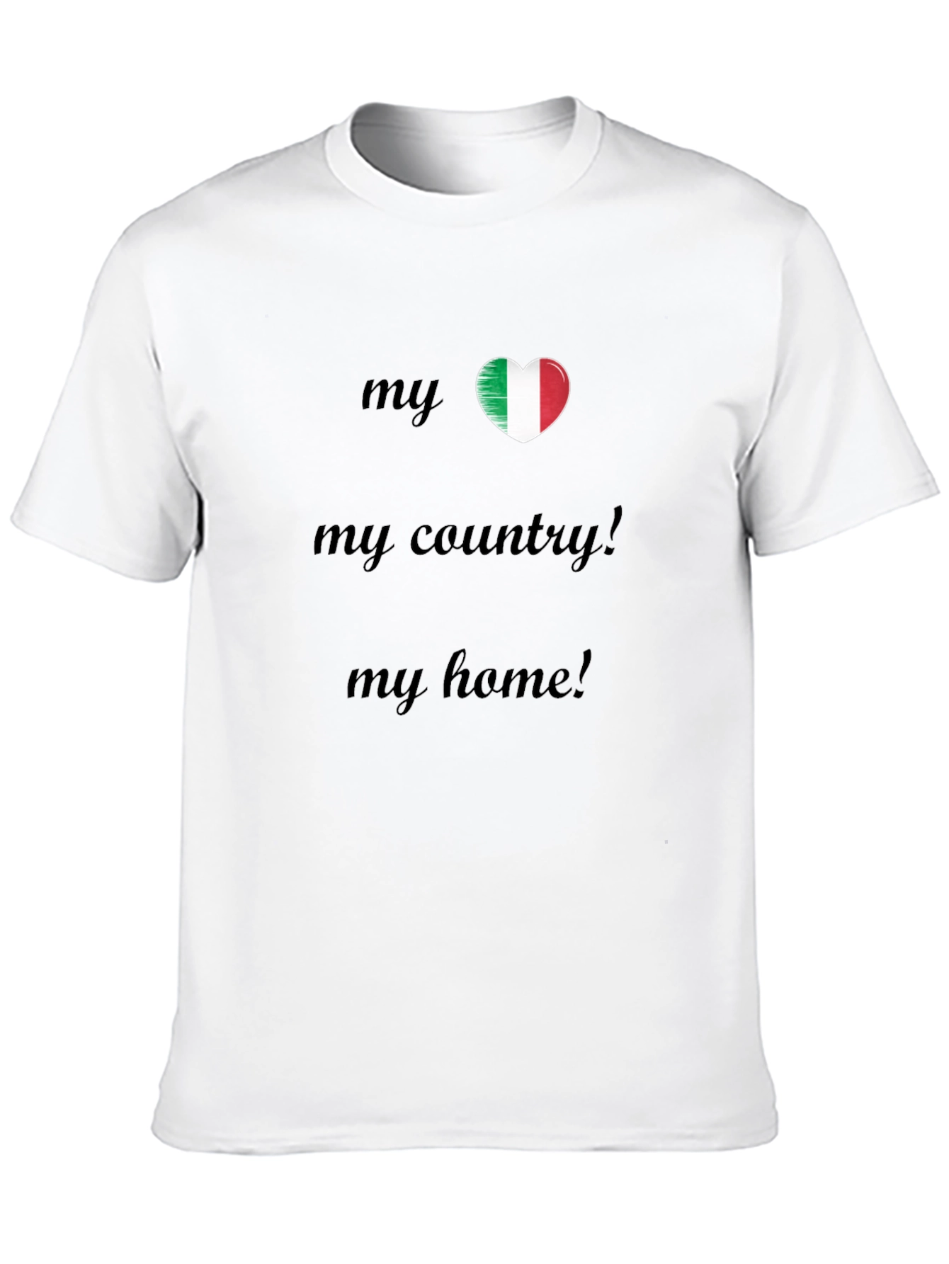 Italian Pride T-Shirt - My Country My Home