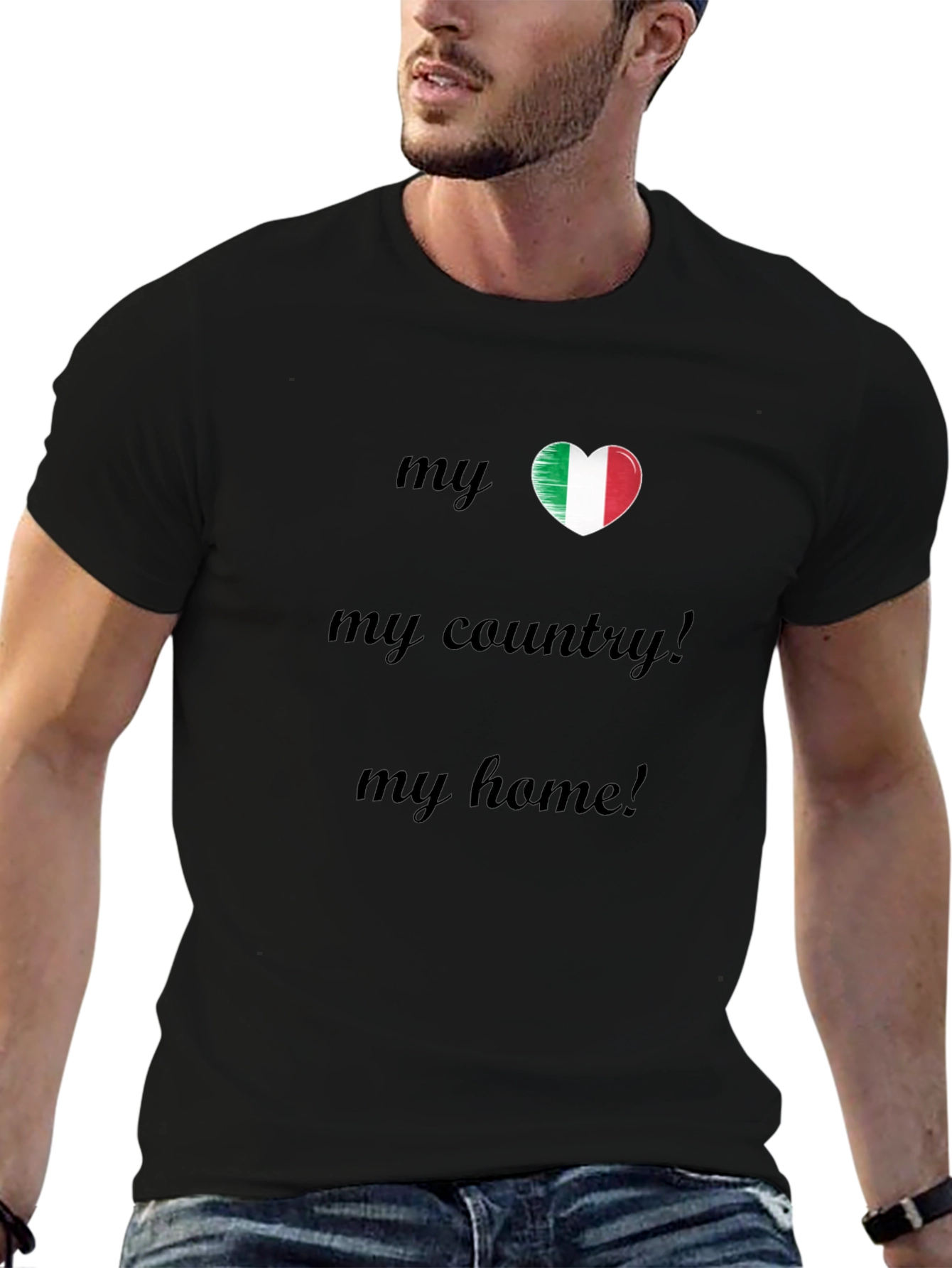 Italian Pride T-Shirt - My Country My Home