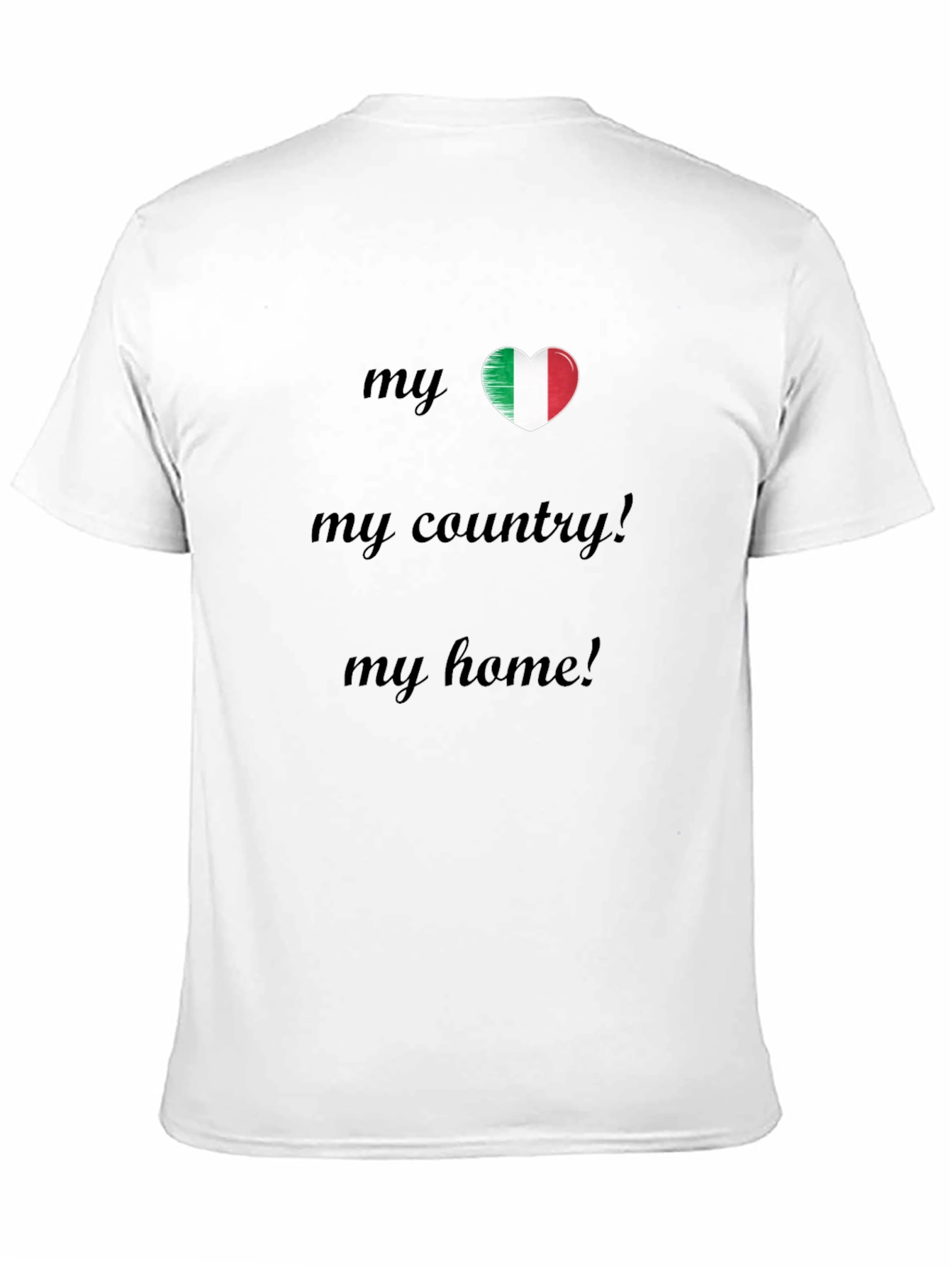 Italian Pride T-Shirt - My Country My Home